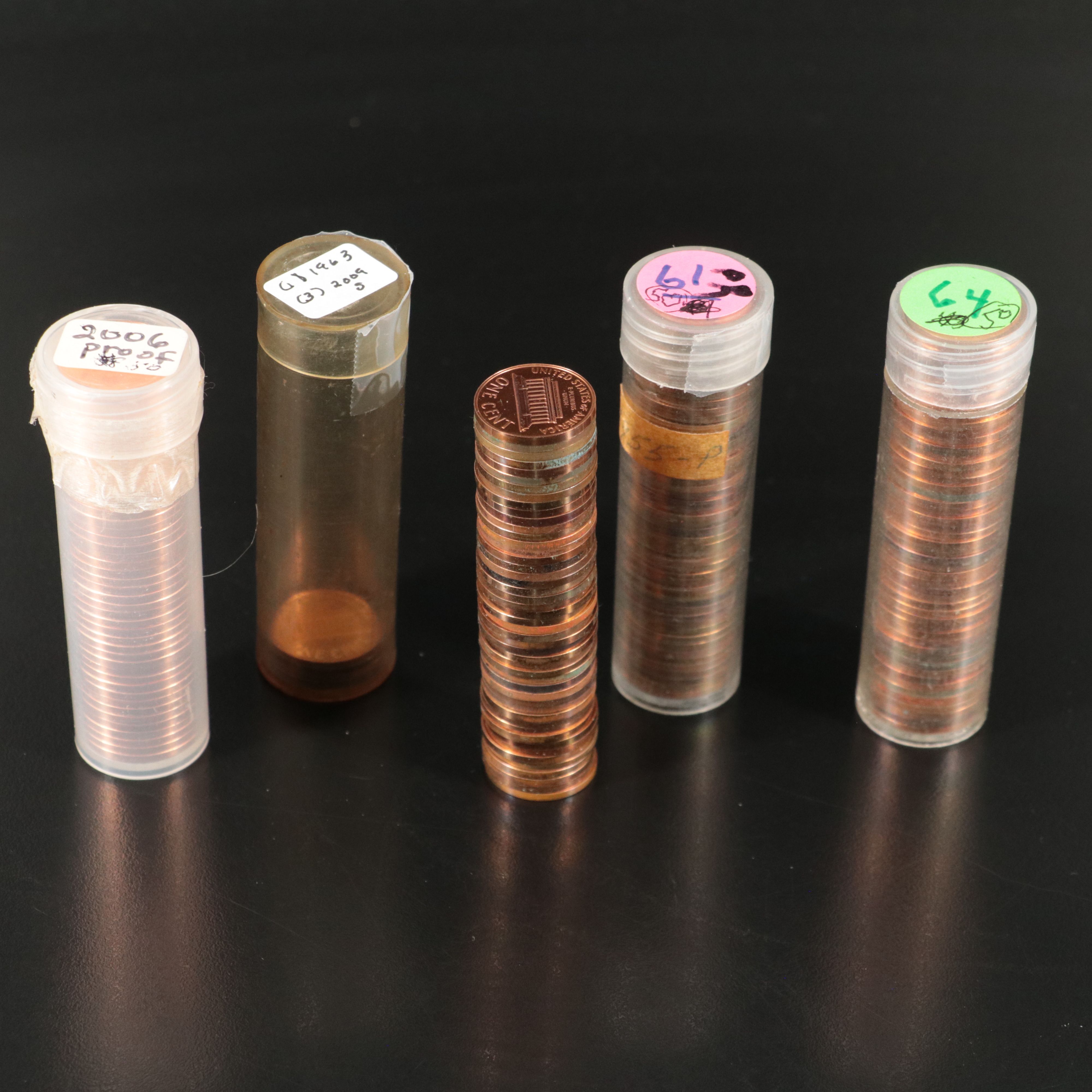 Collection of 202 Proof Lincoln Cents