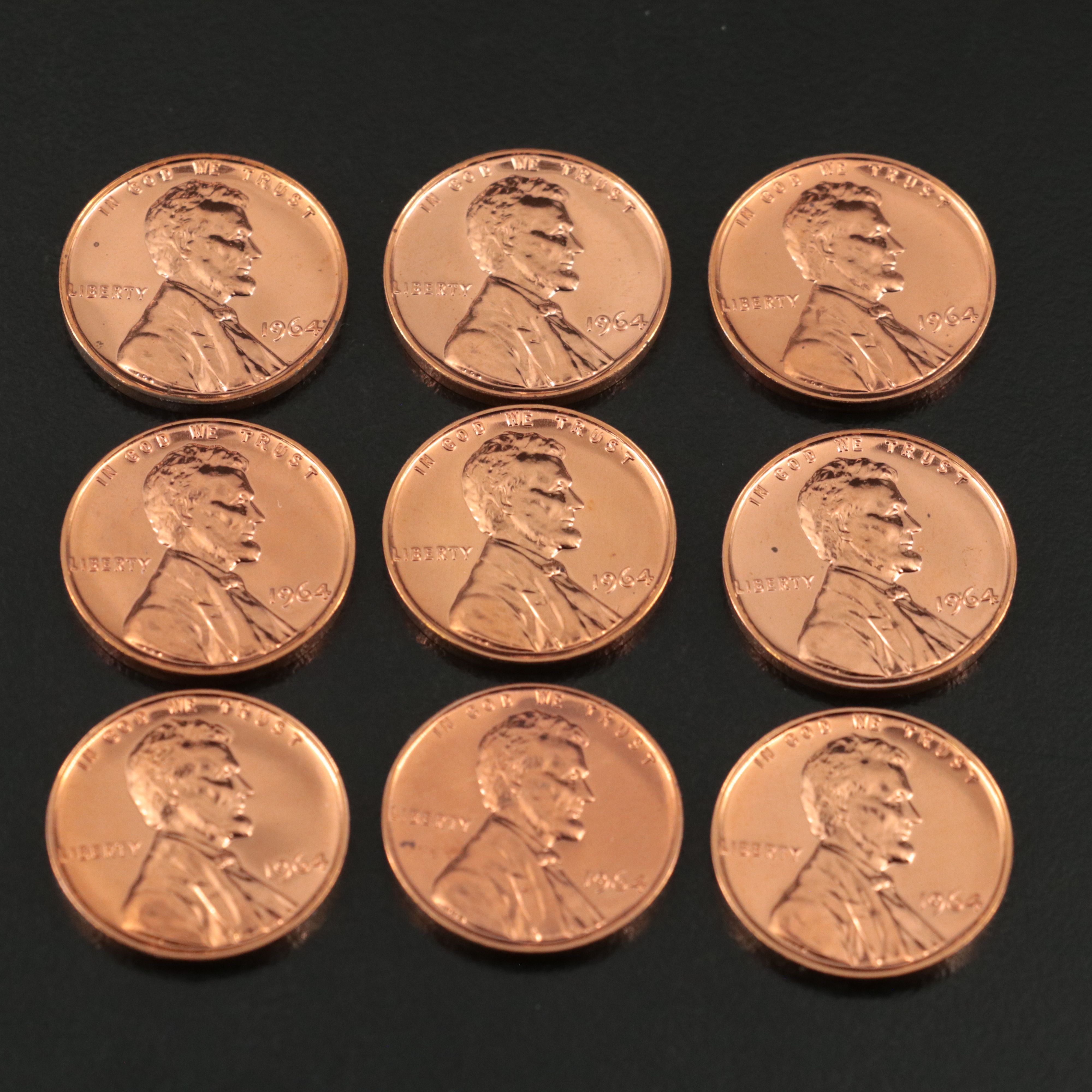 Collection of 202 Proof Lincoln Cents