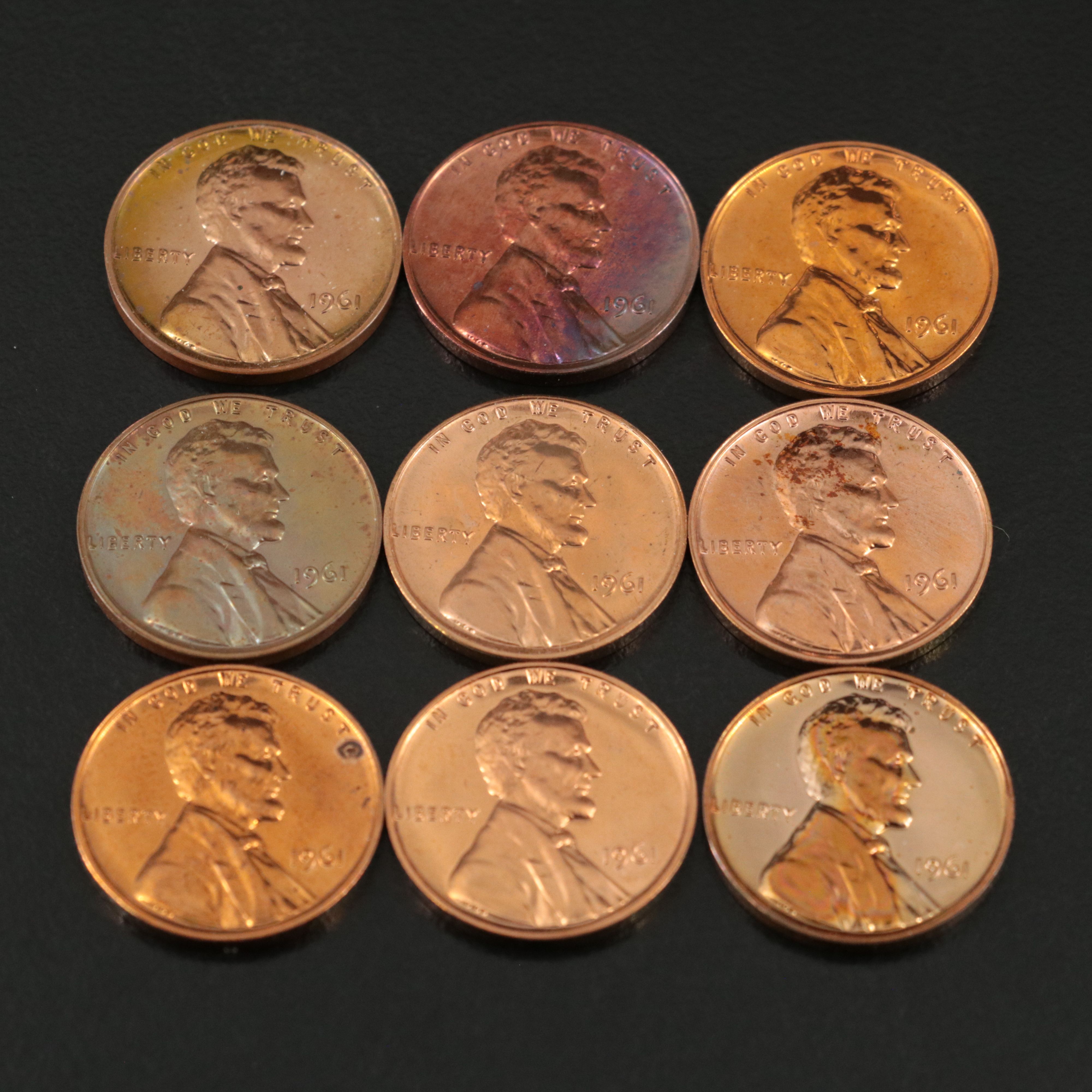 Collection of 202 Proof Lincoln Cents