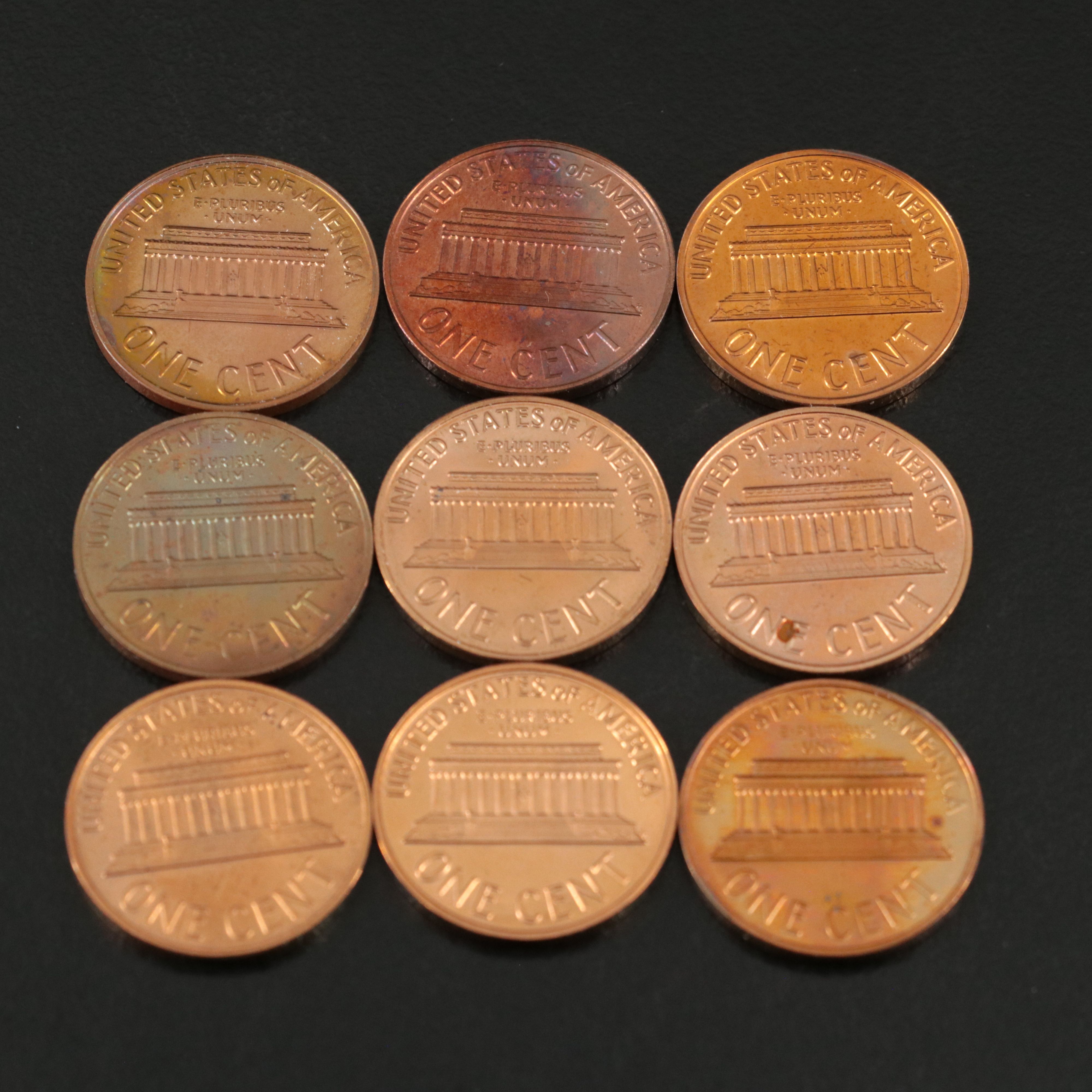 Collection of 202 Proof Lincoln Cents