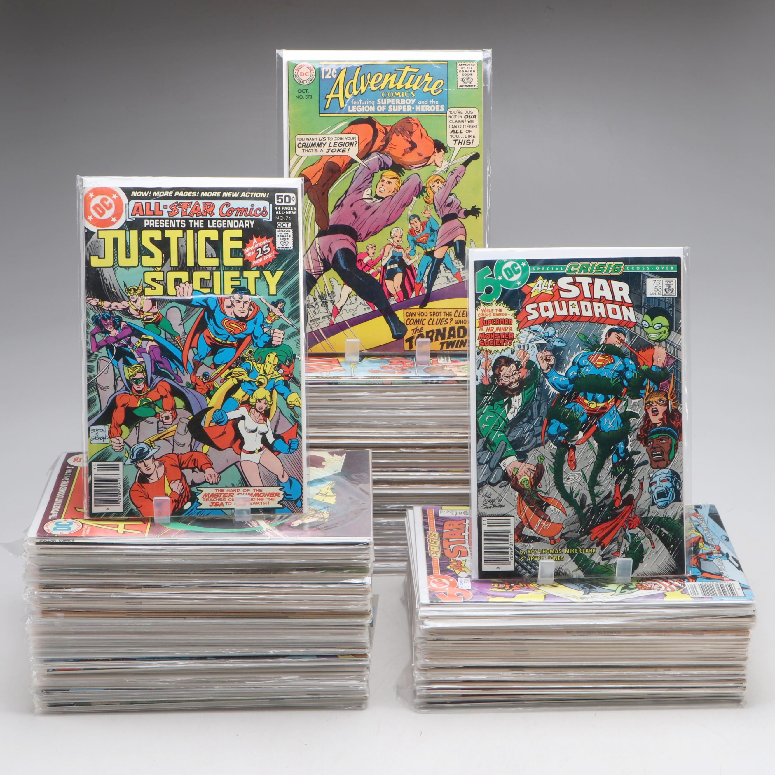 "Adventure Comics," "Justice Society," and More DC Comics, Silver to Modern Age