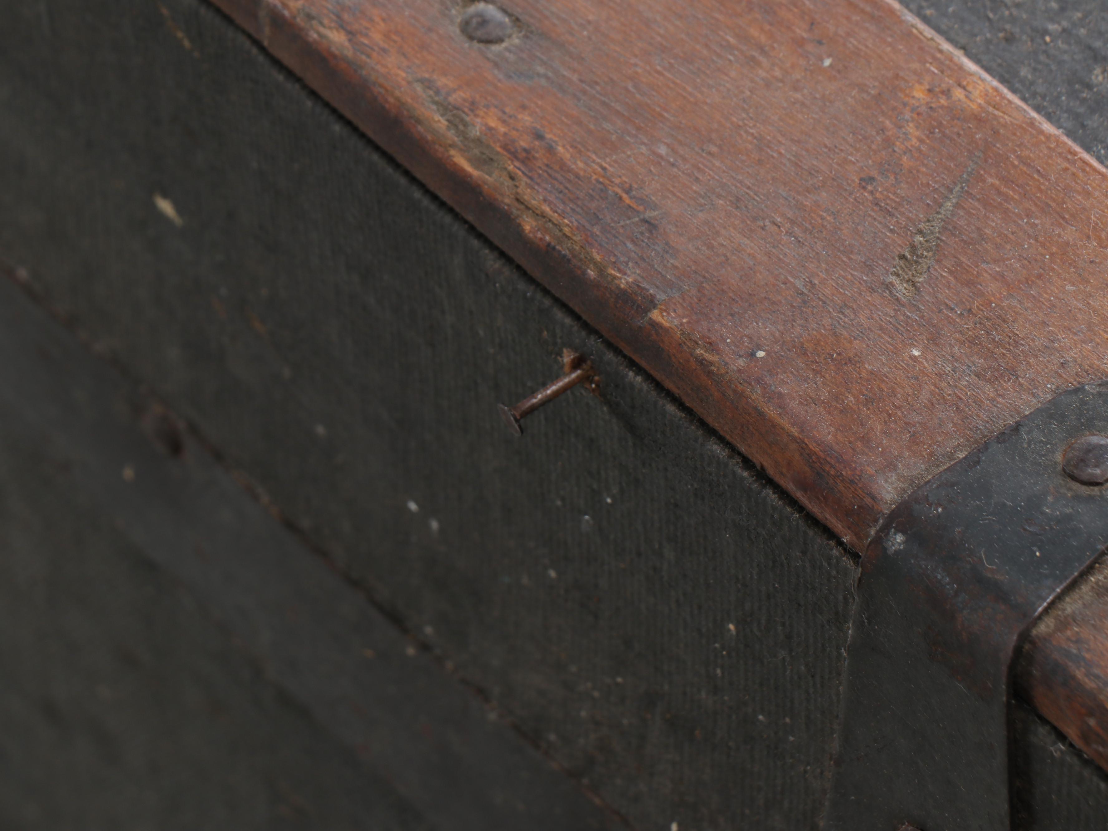 Cincinnati Made Mendel & Co Wood Steamer Trunk, Late 19th to Mid-20th Century