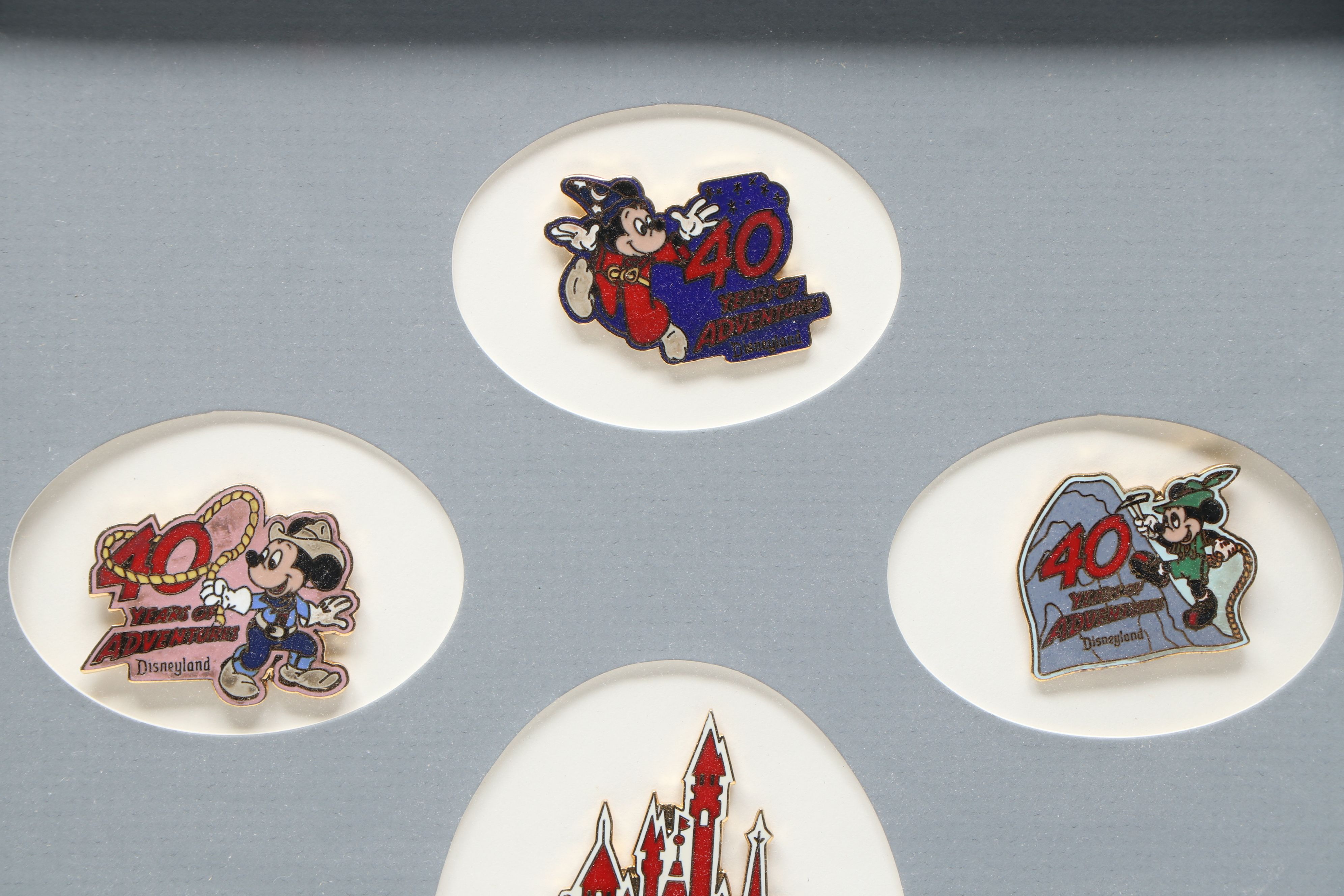 Disneyland and Disney World Commemorative Pin Sets