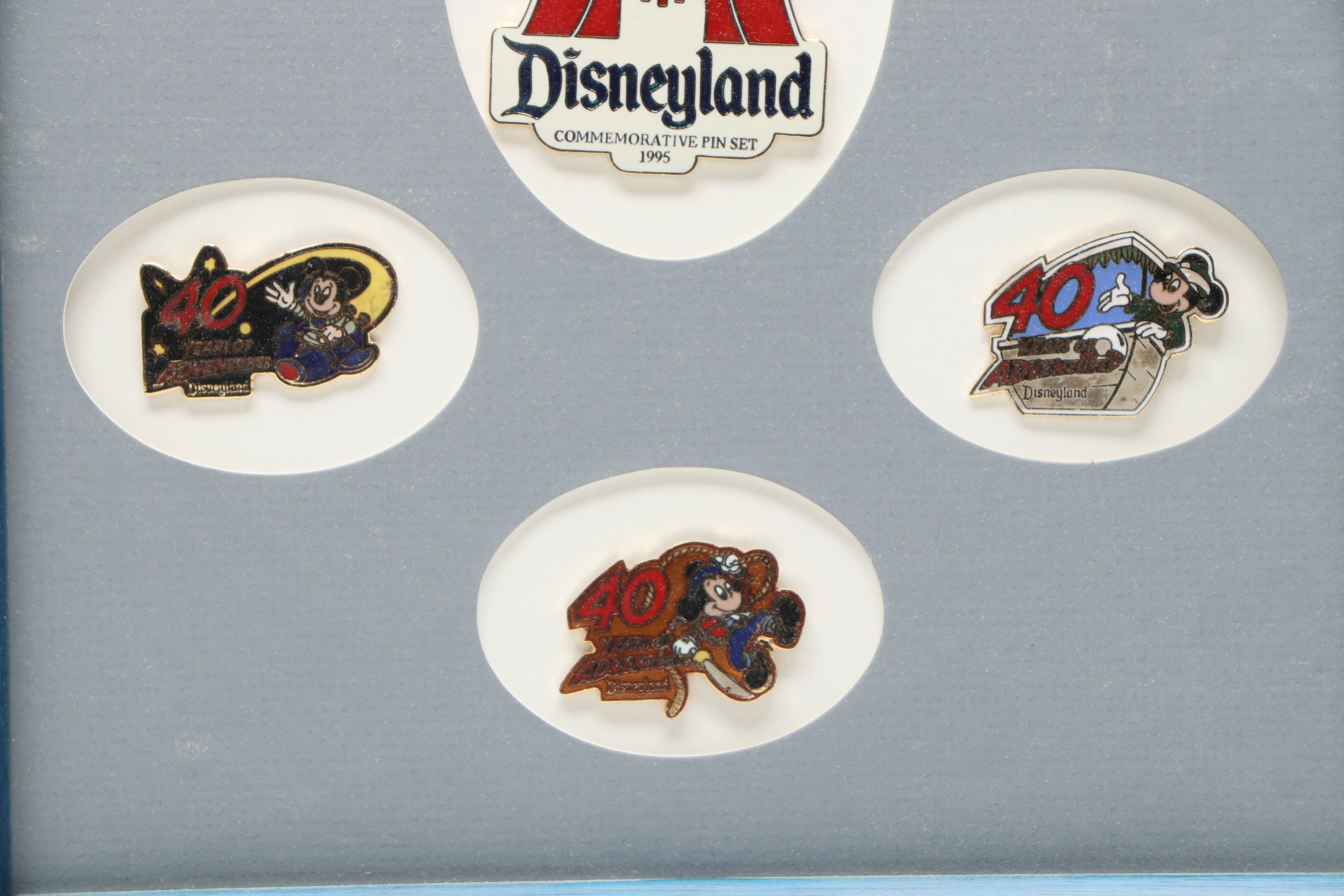 Disneyland and Disney World Commemorative Pin Sets