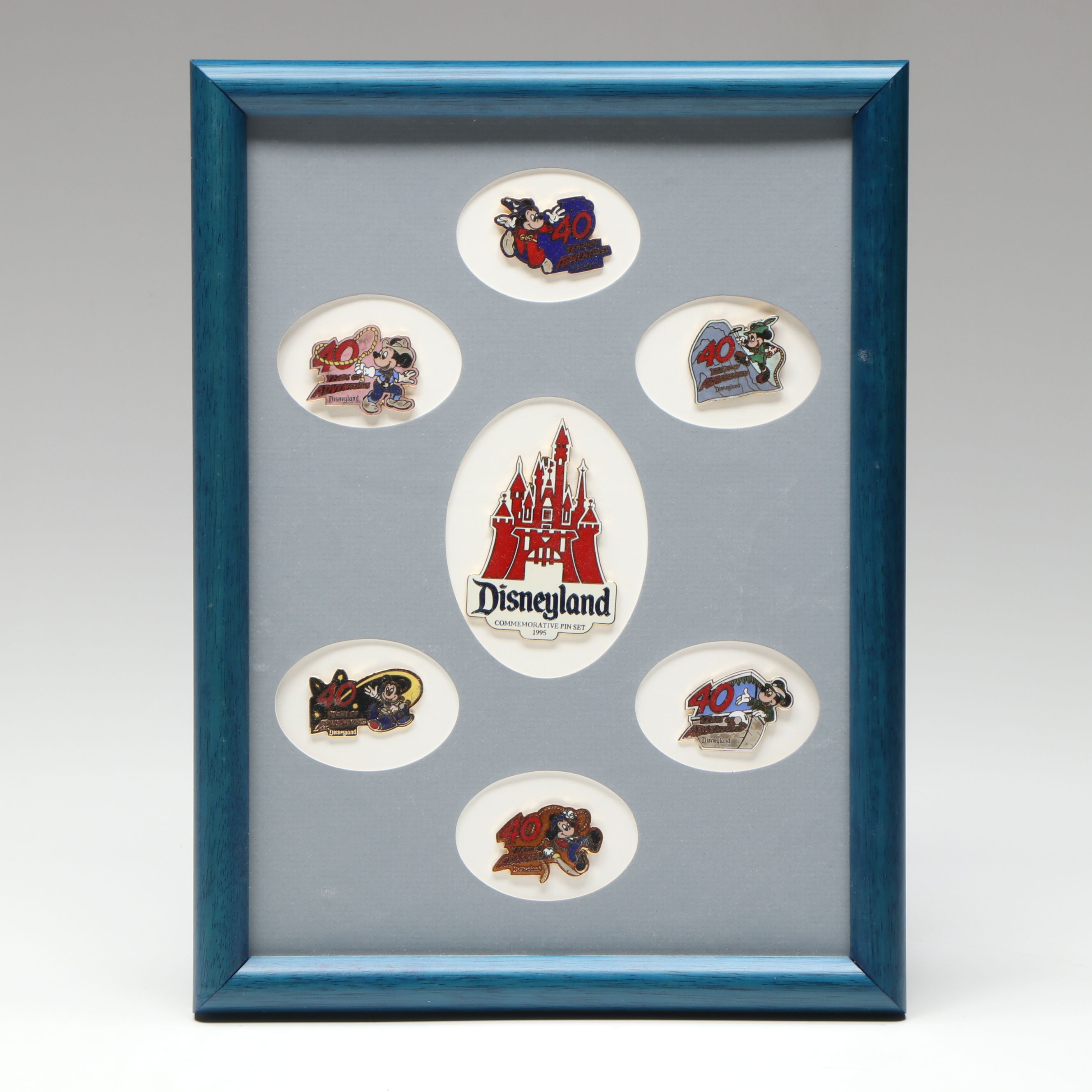 Disneyland and Disney World Commemorative Pin Sets