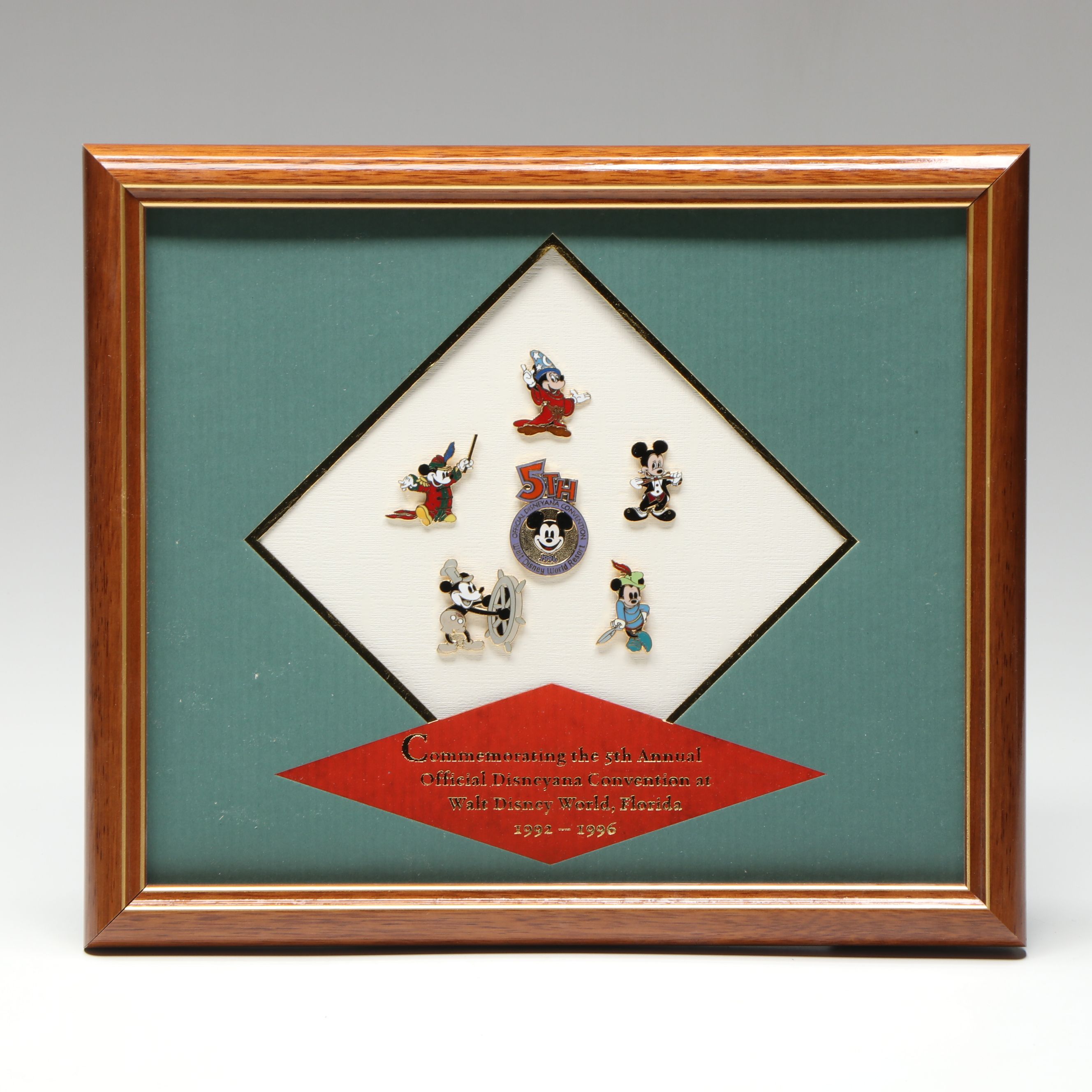 Disneyland and Disney World Commemorative Pin Sets