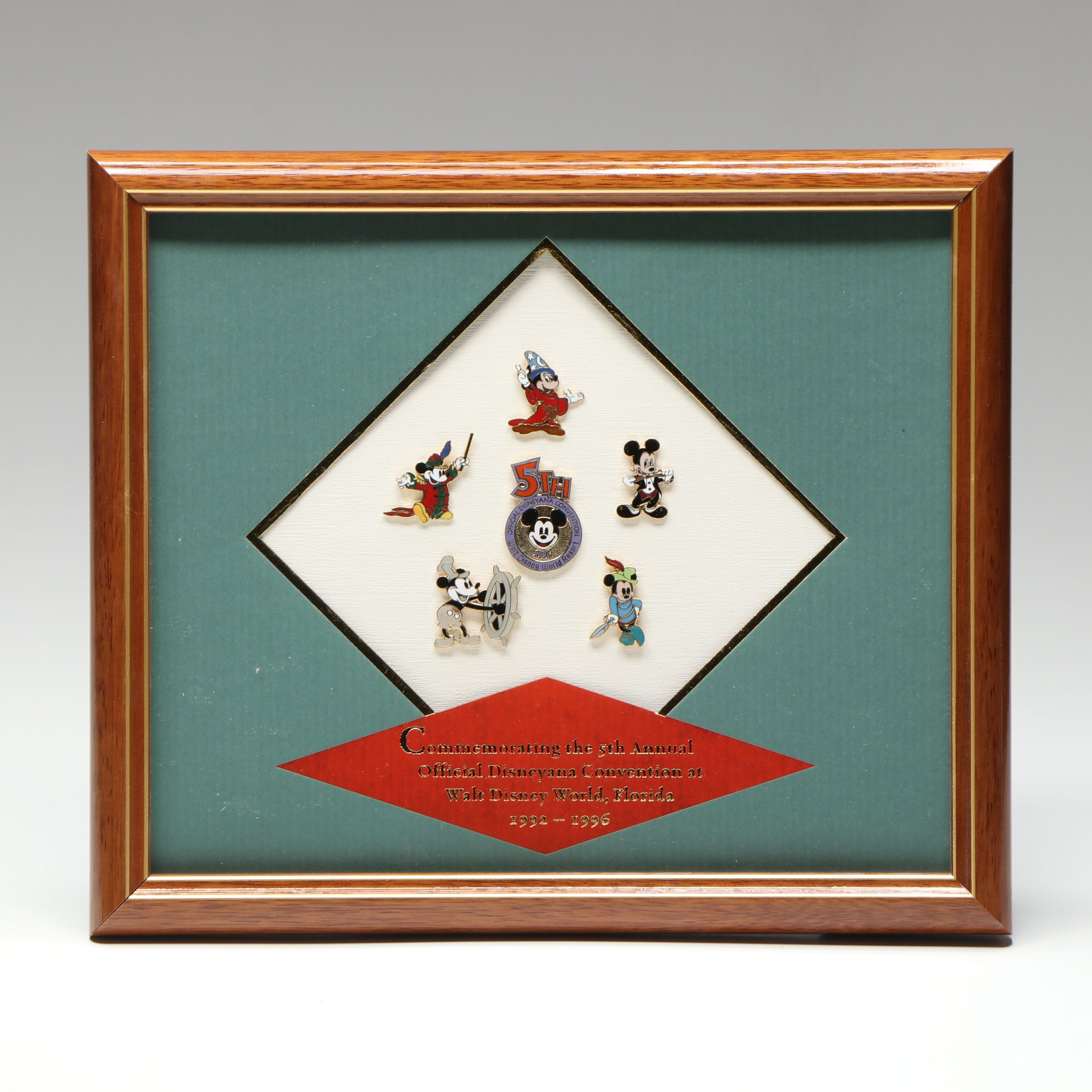 Disneyland and Disney World Commemorative Pin Sets