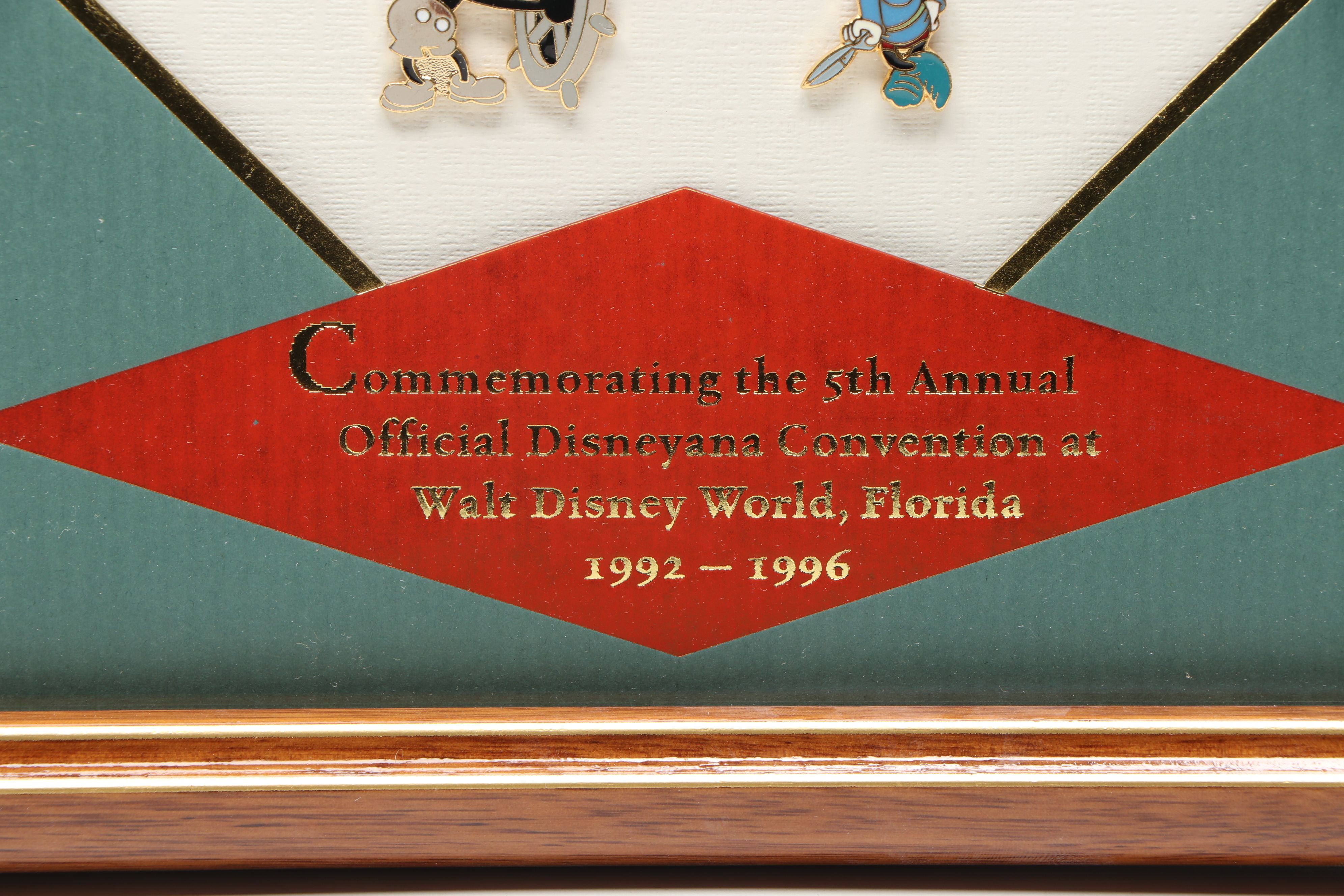 Disneyland and Disney World Commemorative Pin Sets