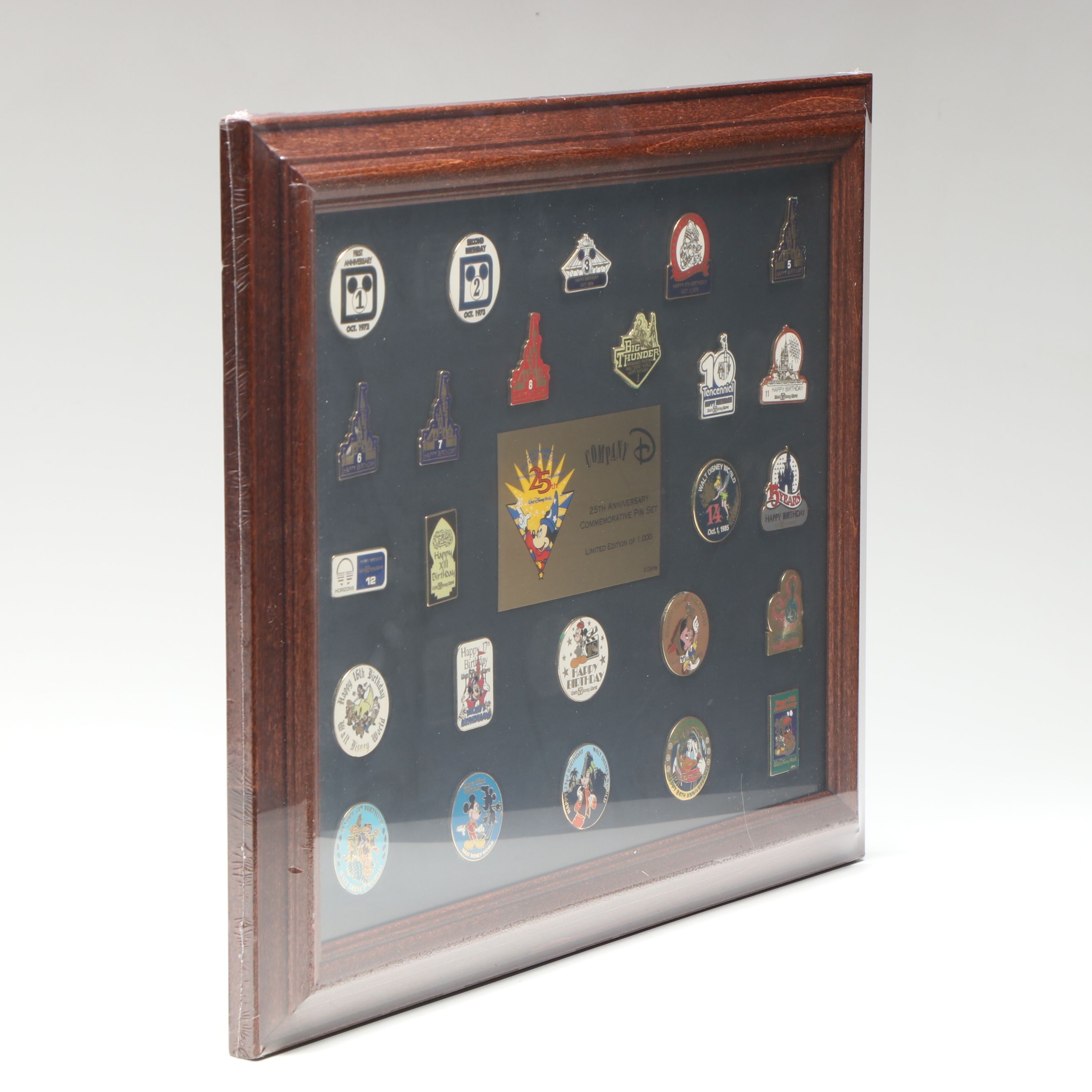 Disneyland and Disney World Commemorative Pin Sets