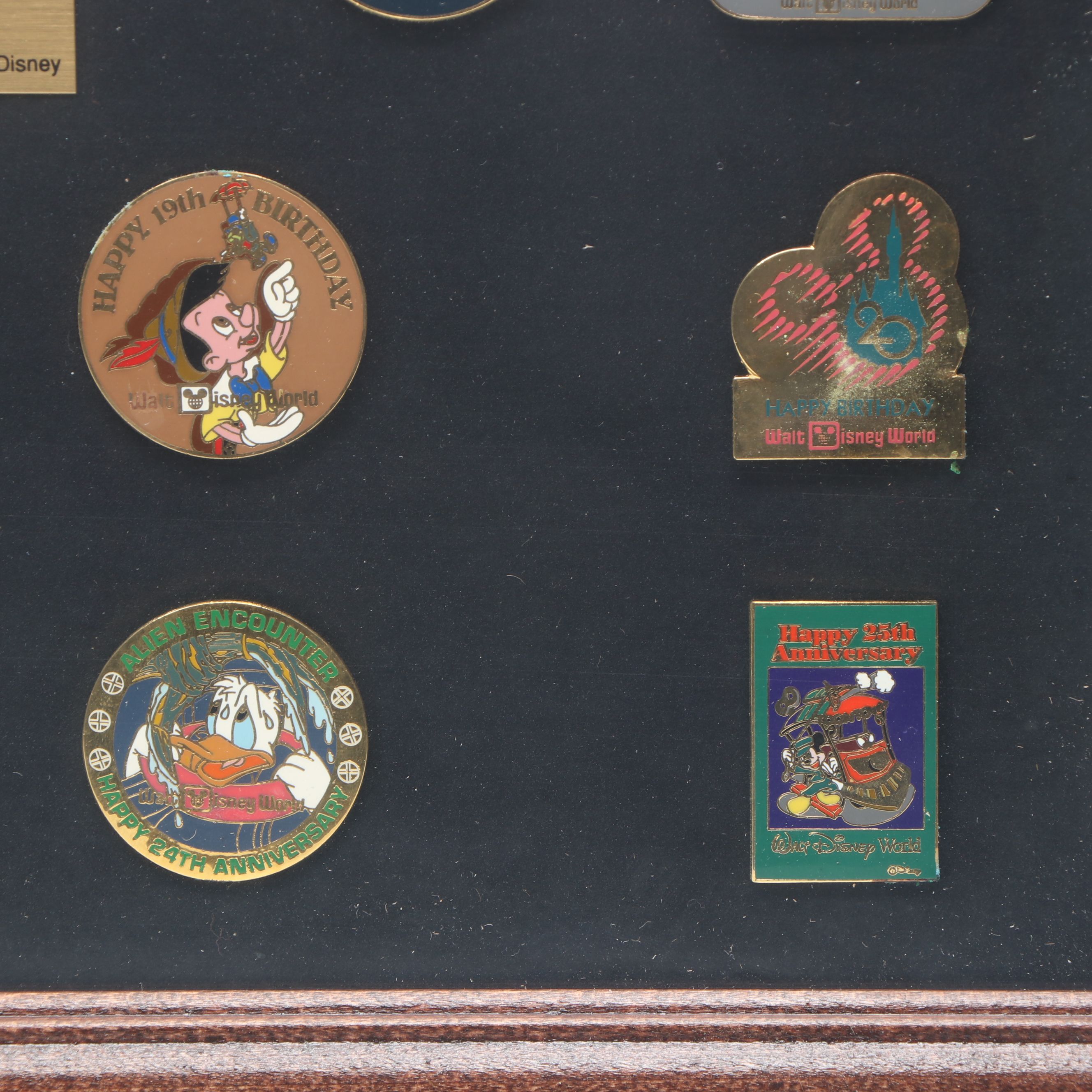 Disneyland and Disney World Commemorative Pin Sets