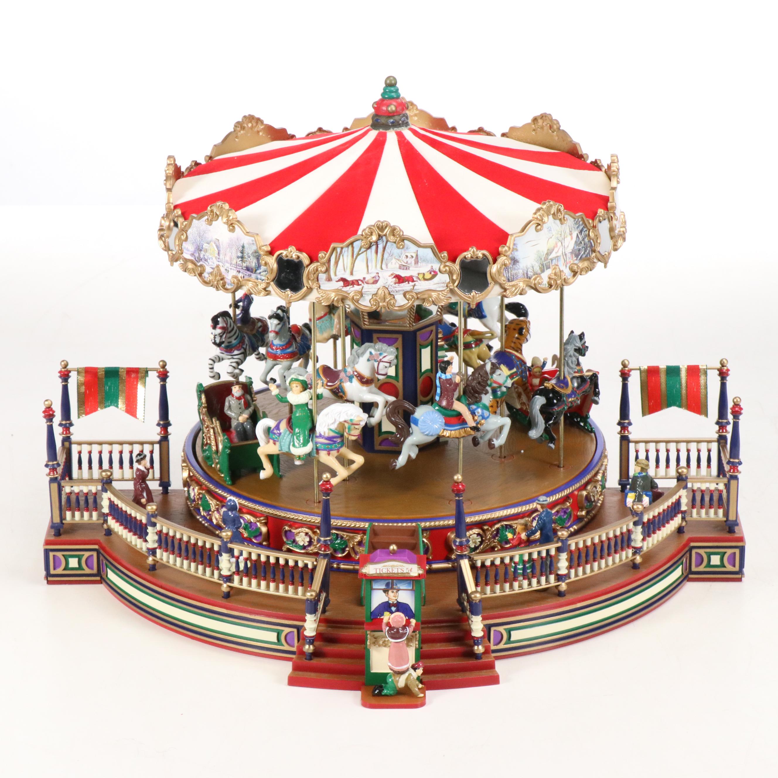 Mr. Christmas "Holiday Around the Carousel" Animated Carousel