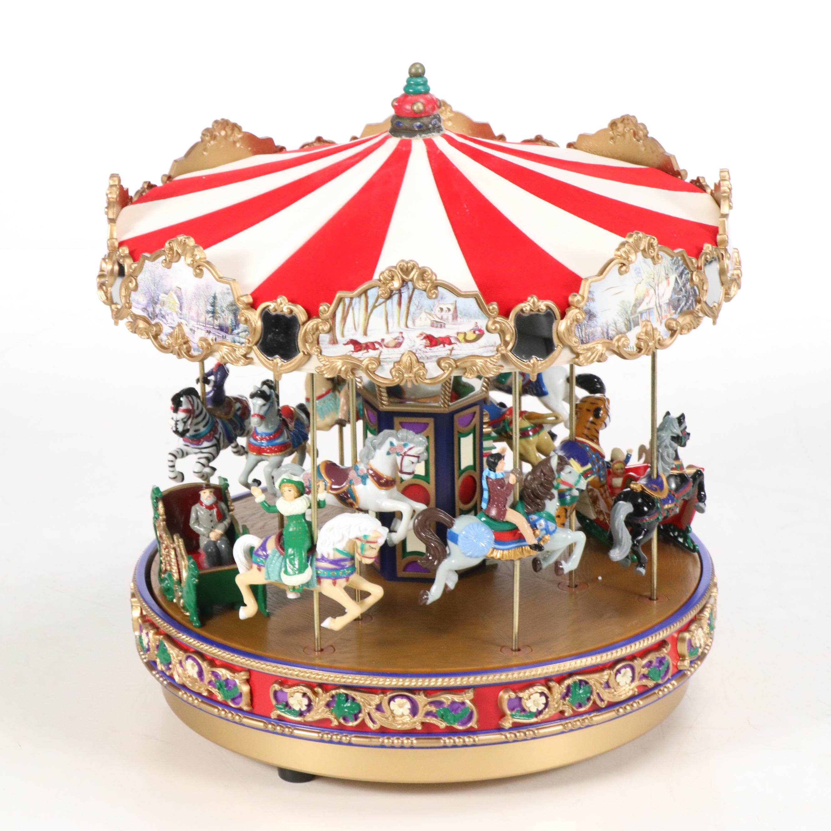 Mr. Christmas "Holiday Around the Carousel" Animated Carousel