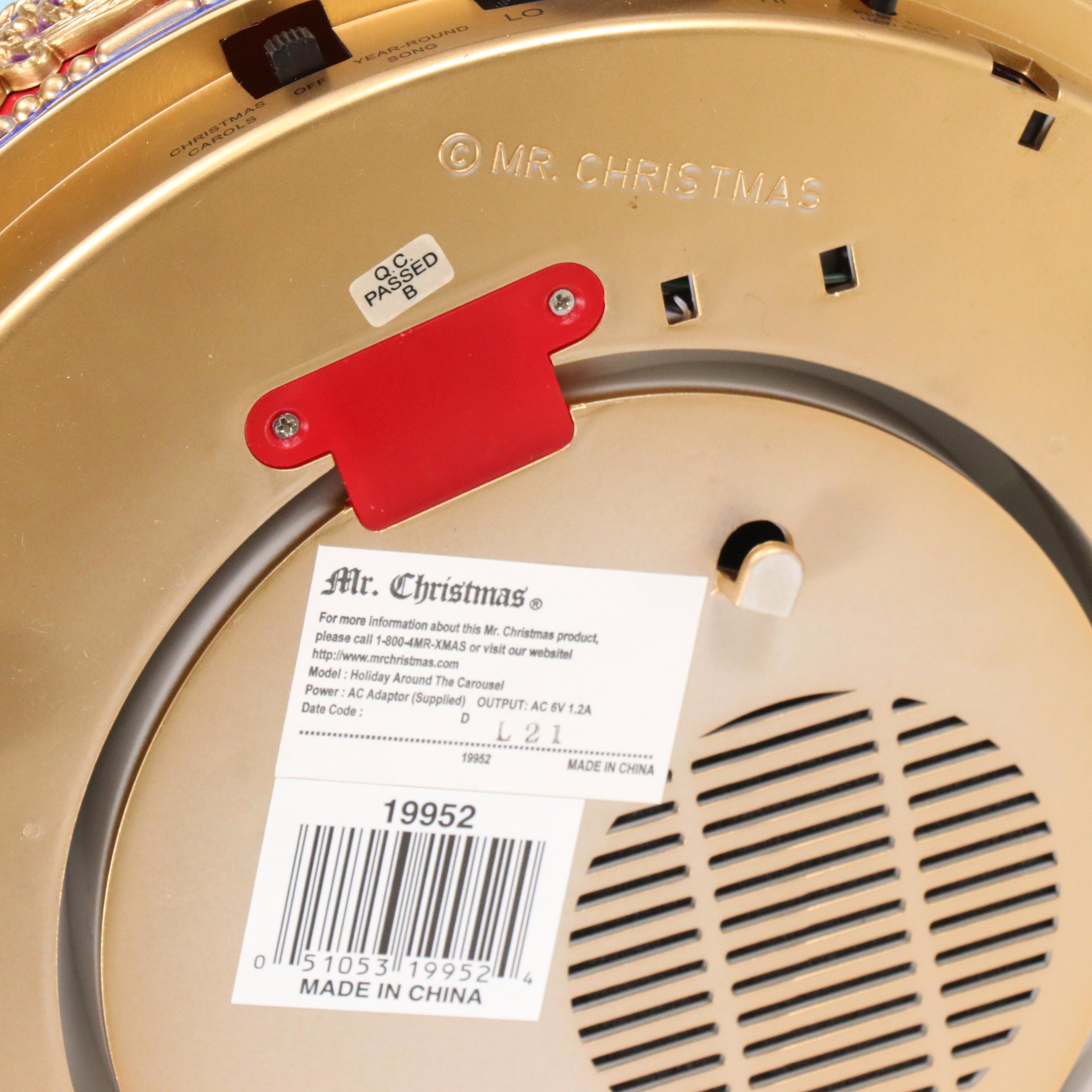 Mr. Christmas "Holiday Around the Carousel" Animated Carousel