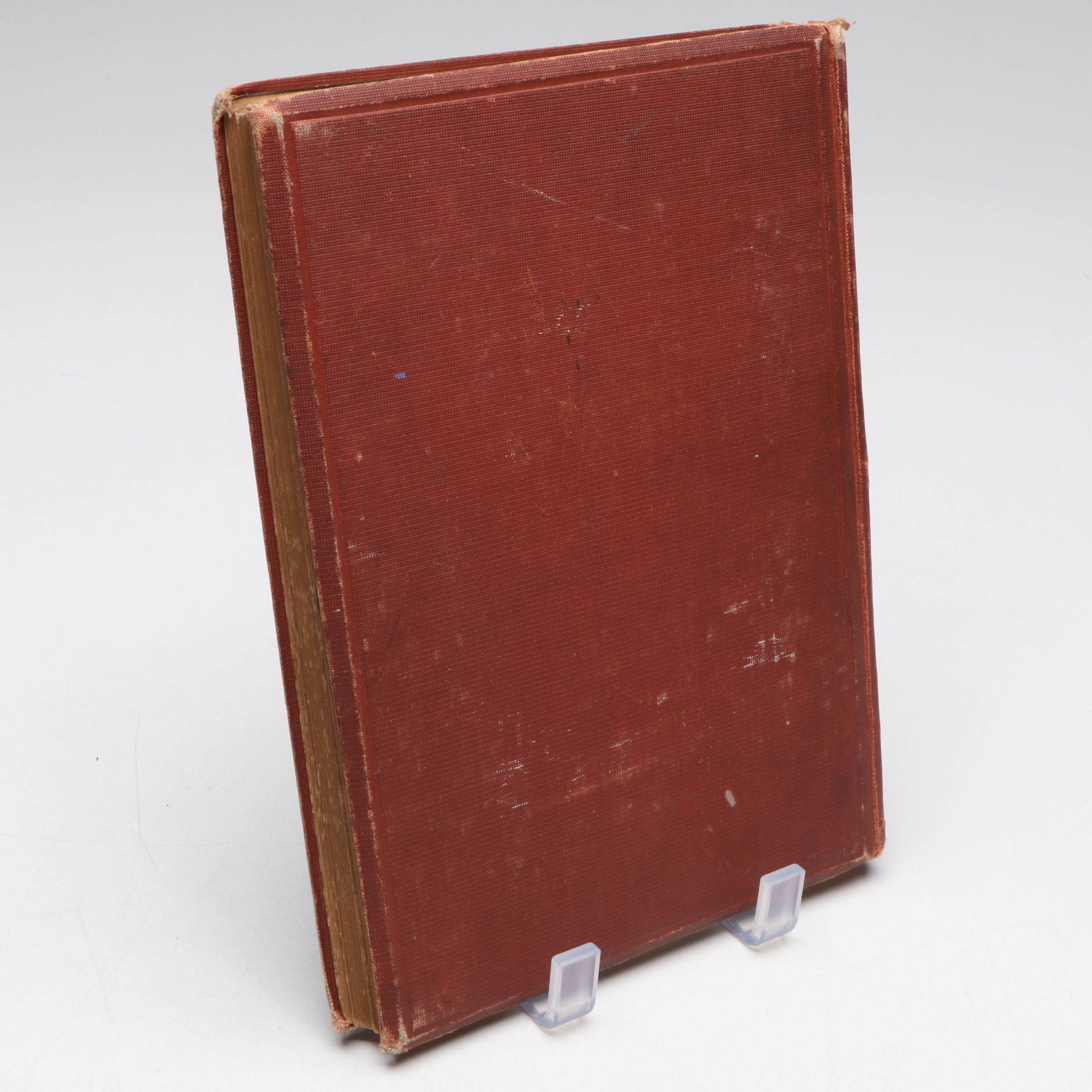 Illustrated "Mabel Martin" by J.G. Whittier with Hickok Leather-Clad Sewing Box