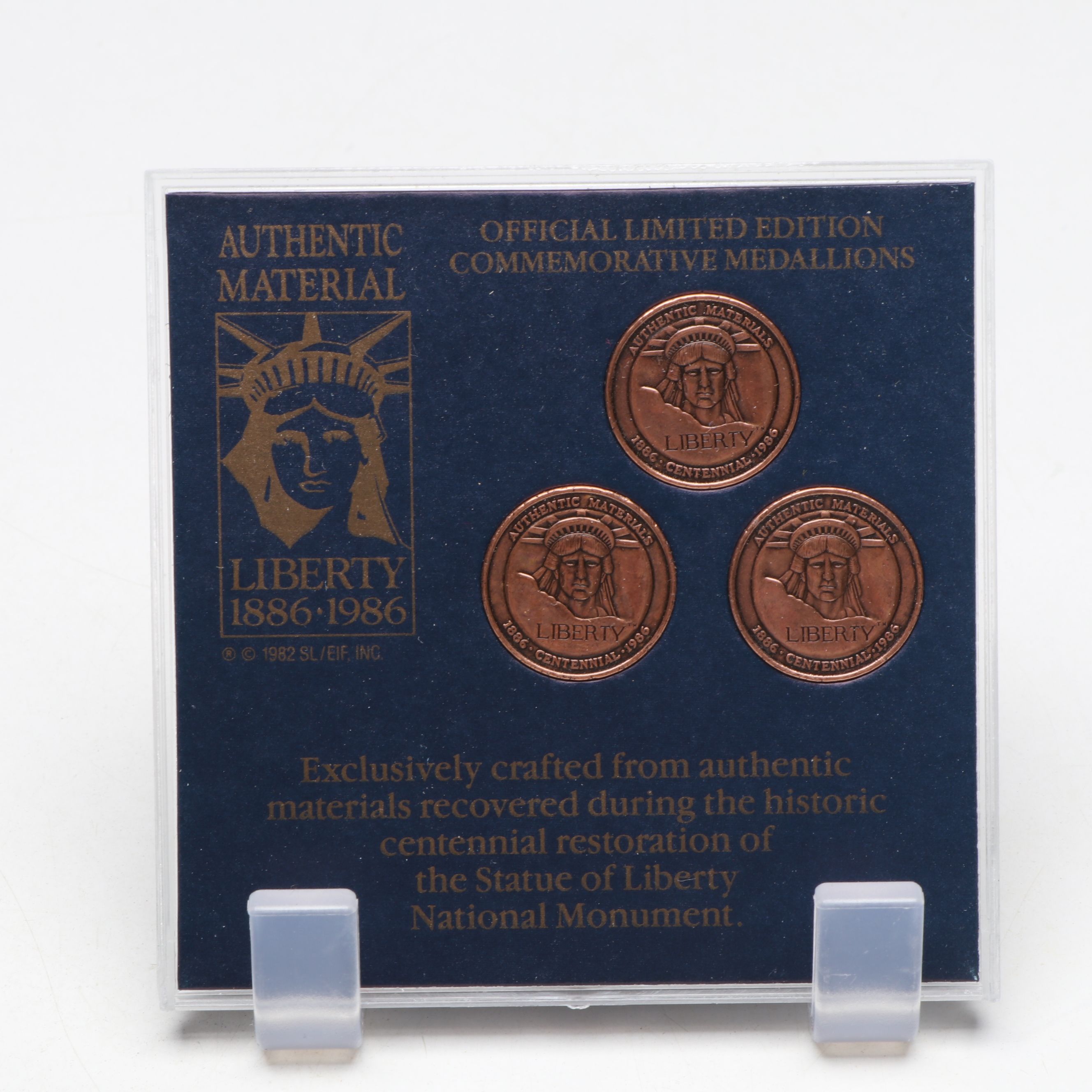 Japanese World Expo Silver and Copper Peace Medals, Statue of Liberty Medals