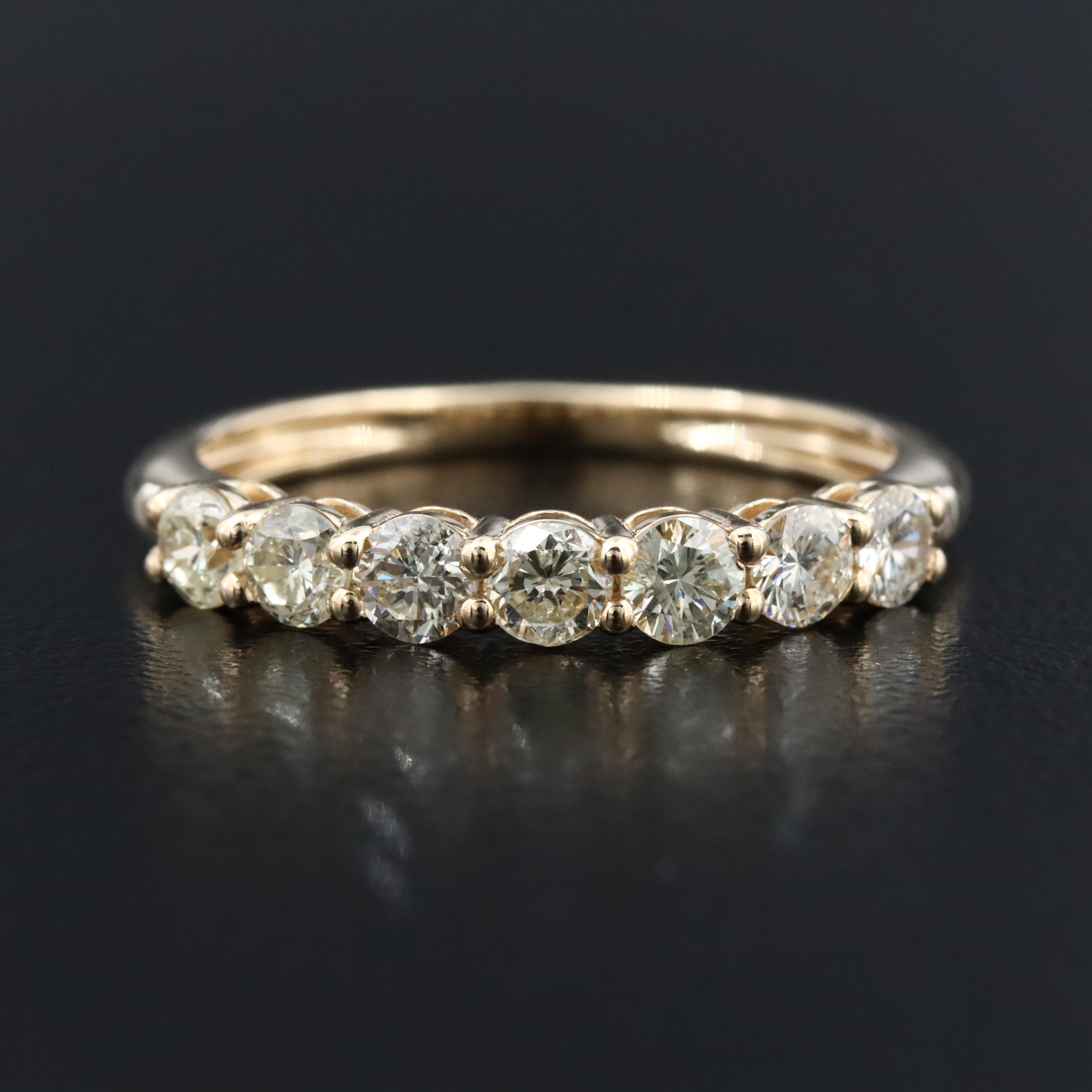 14K 0.82 CTW Diamond Ring