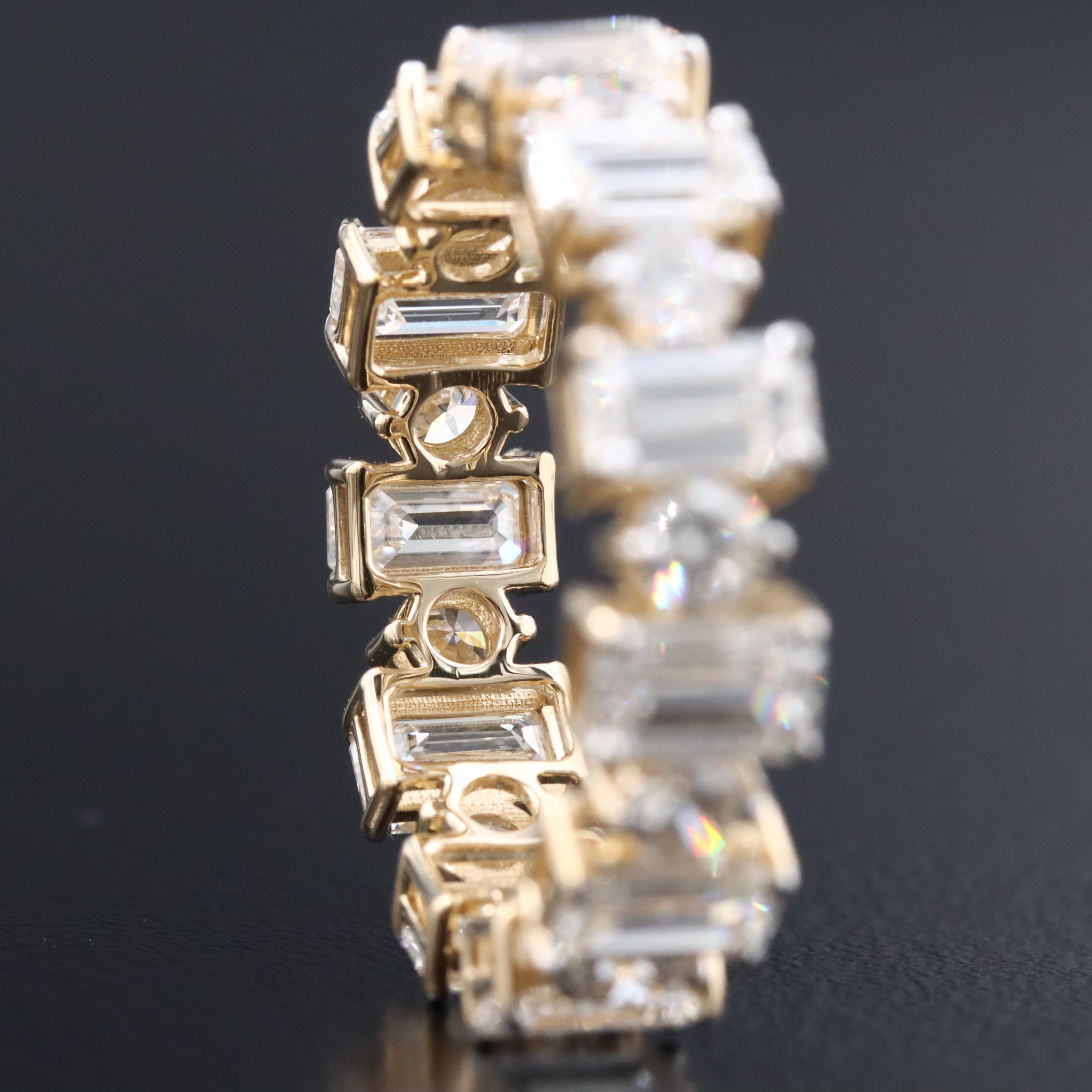 14K 4.71 CWT Lab Grown Diamond Eternity Band