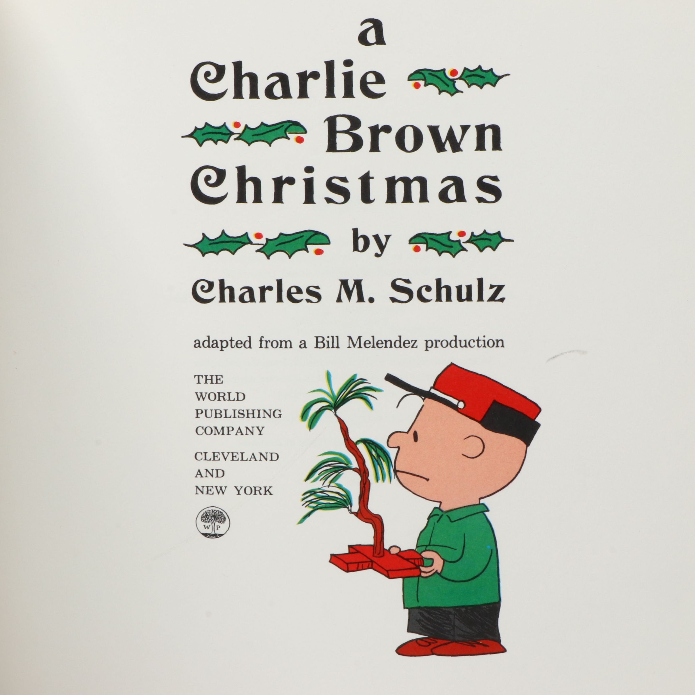 First Edition "A Charlie Brown Christmas" by Charles M. Schulz, 1965