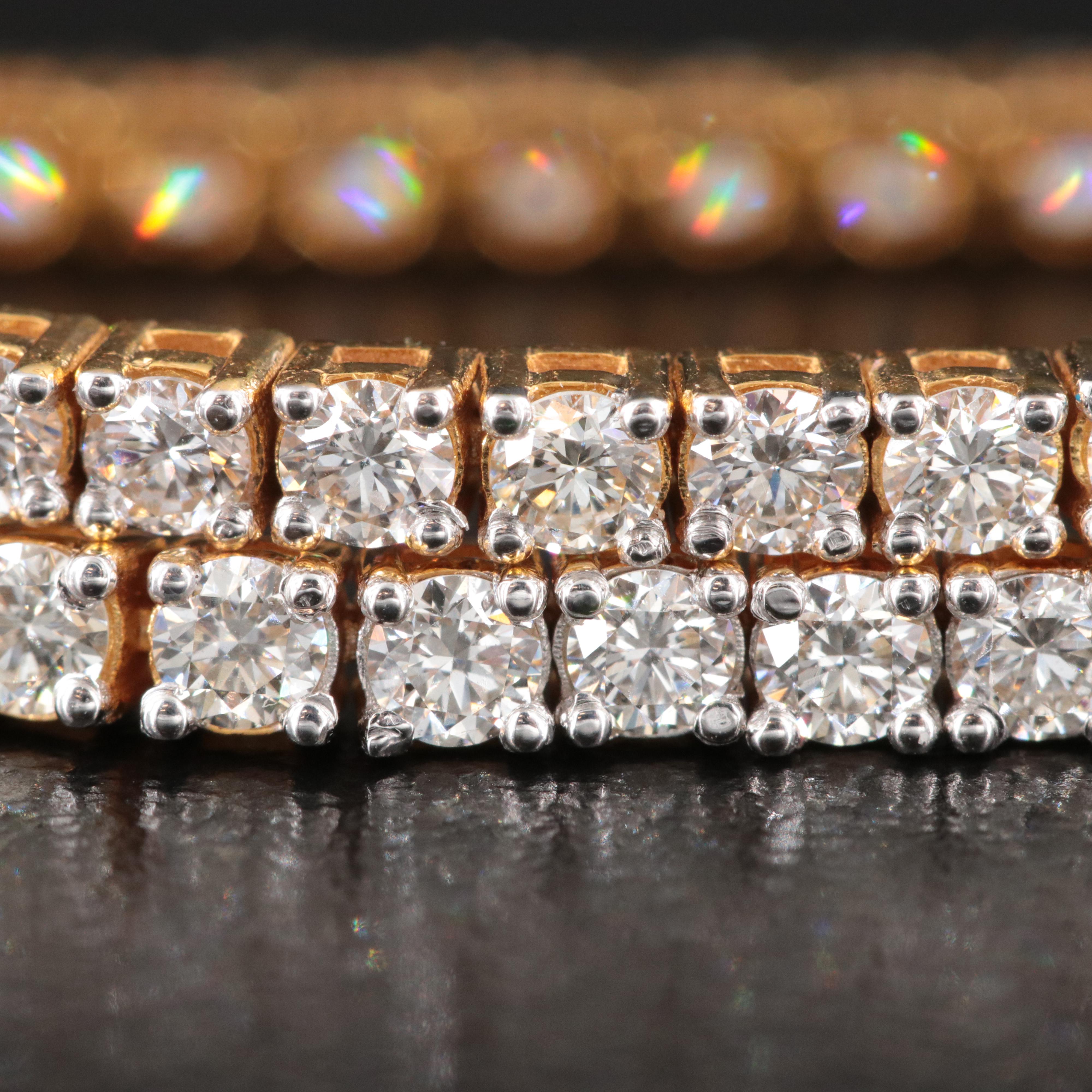 14K 3.40 CTW Diamond Line Bracelet