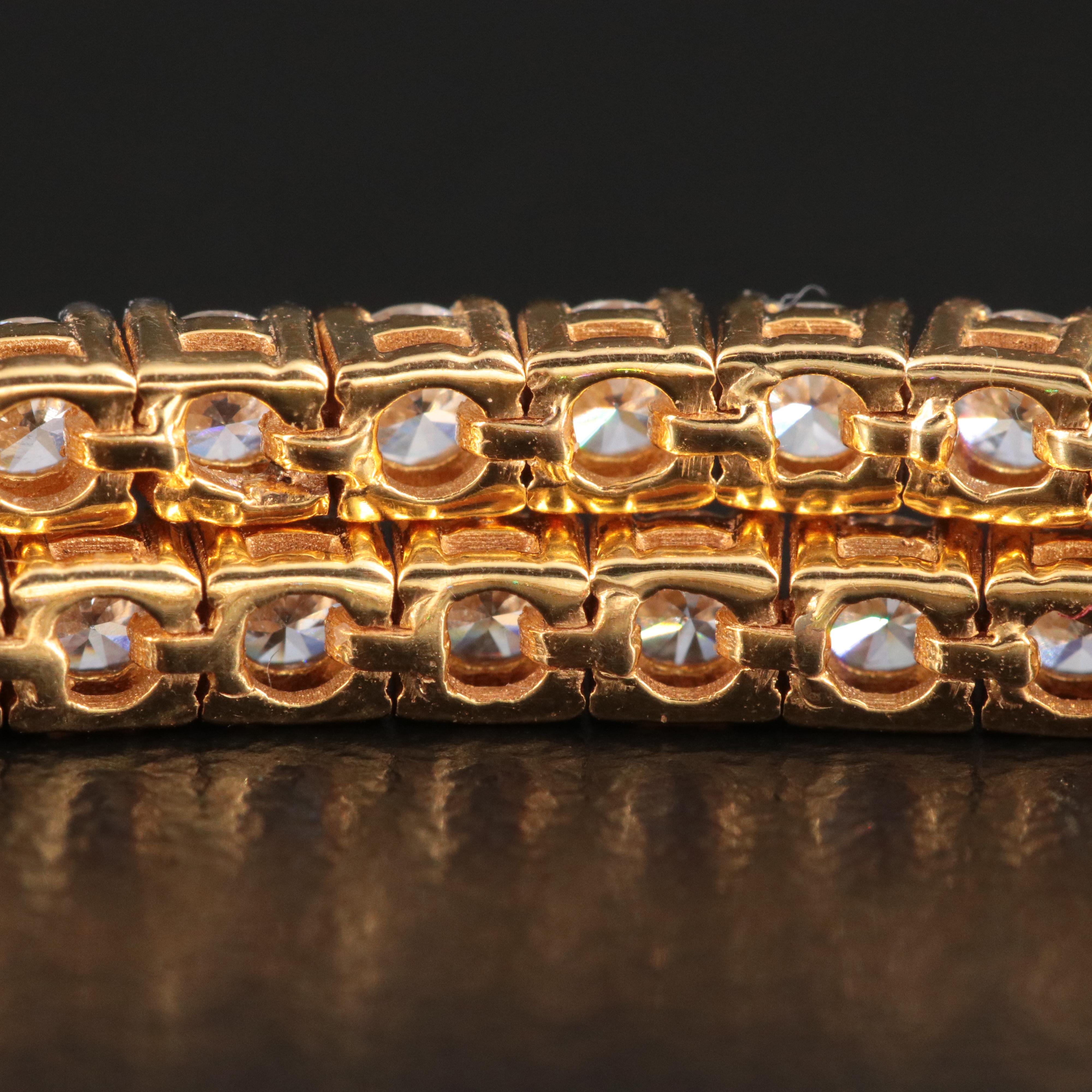14K 3.40 CTW Diamond Line Bracelet