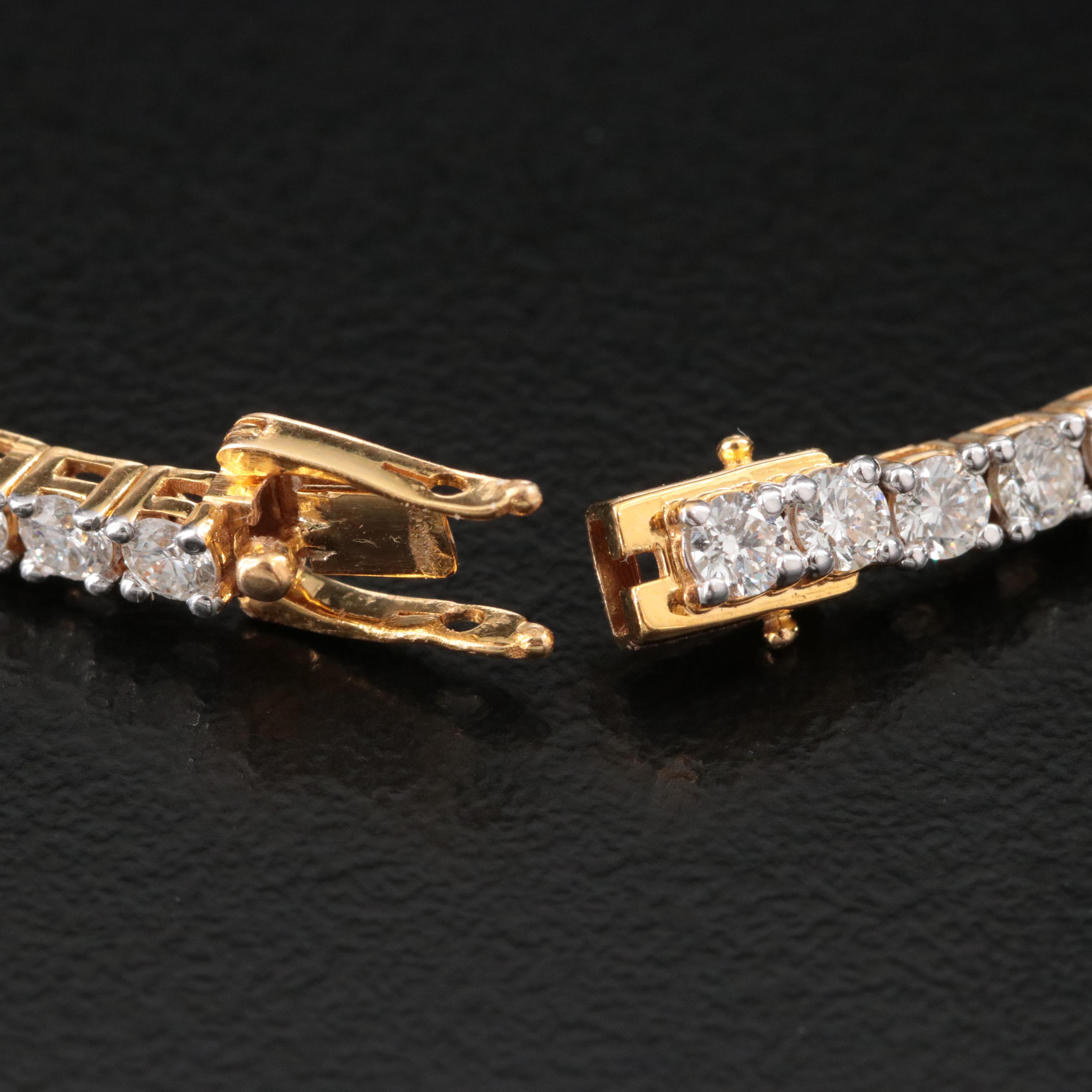 14K 3.40 CTW Diamond Line Bracelet