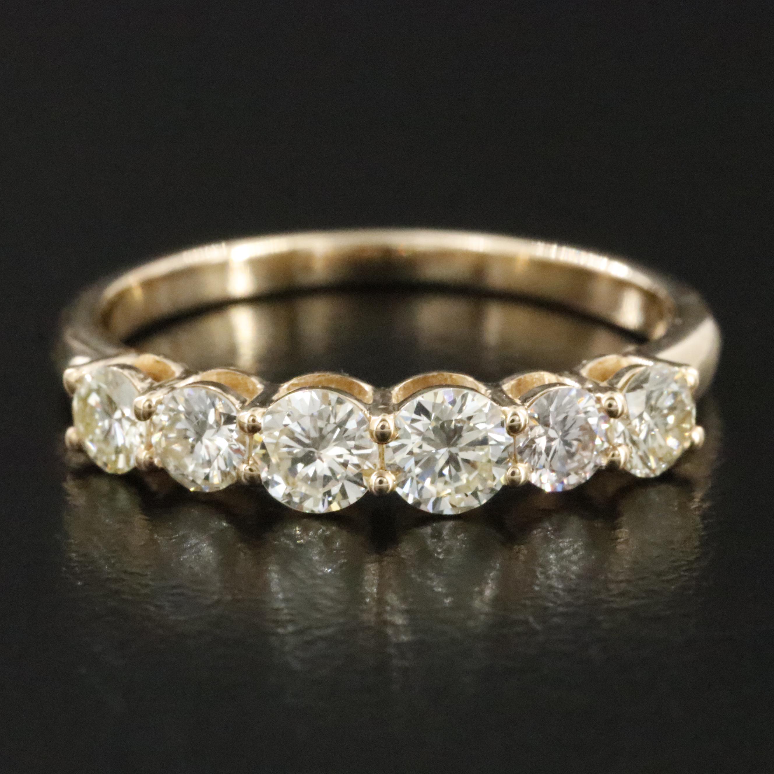 14K 0.91 CTW Diamond Ring