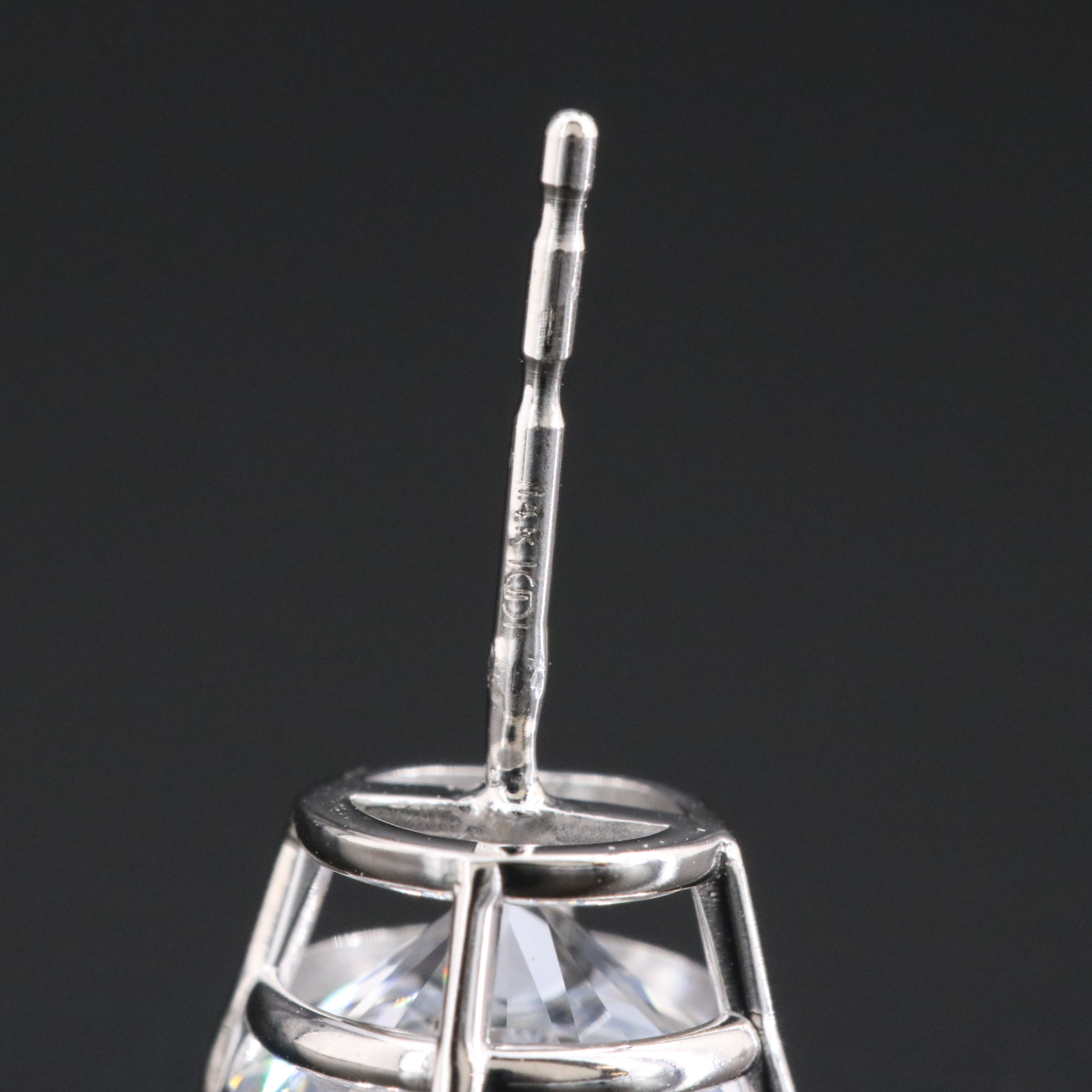 14K 3.00 CTW Lab Grown Diamond Stud Earrings