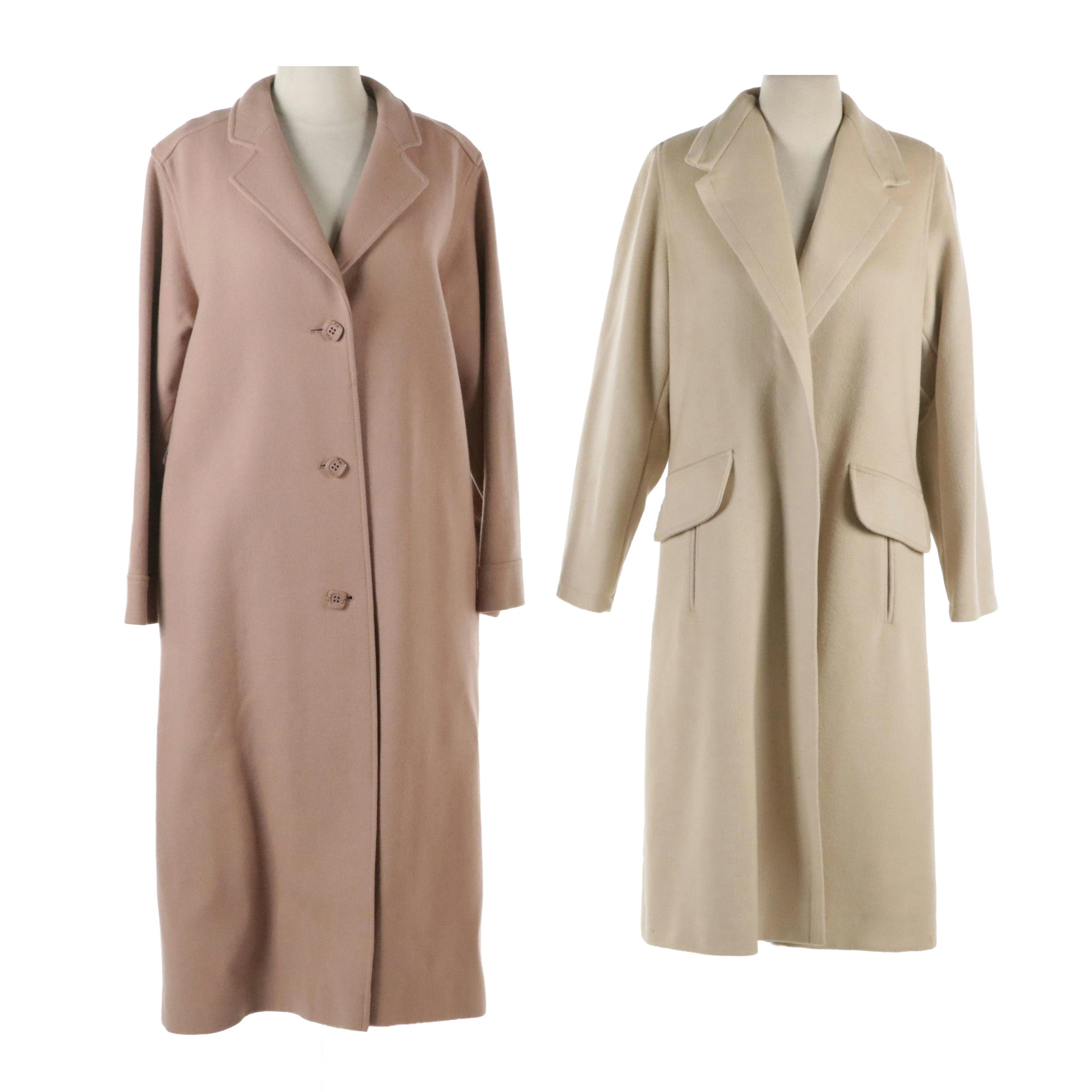 Fleurette and J.P. Allen Wool Overcoats