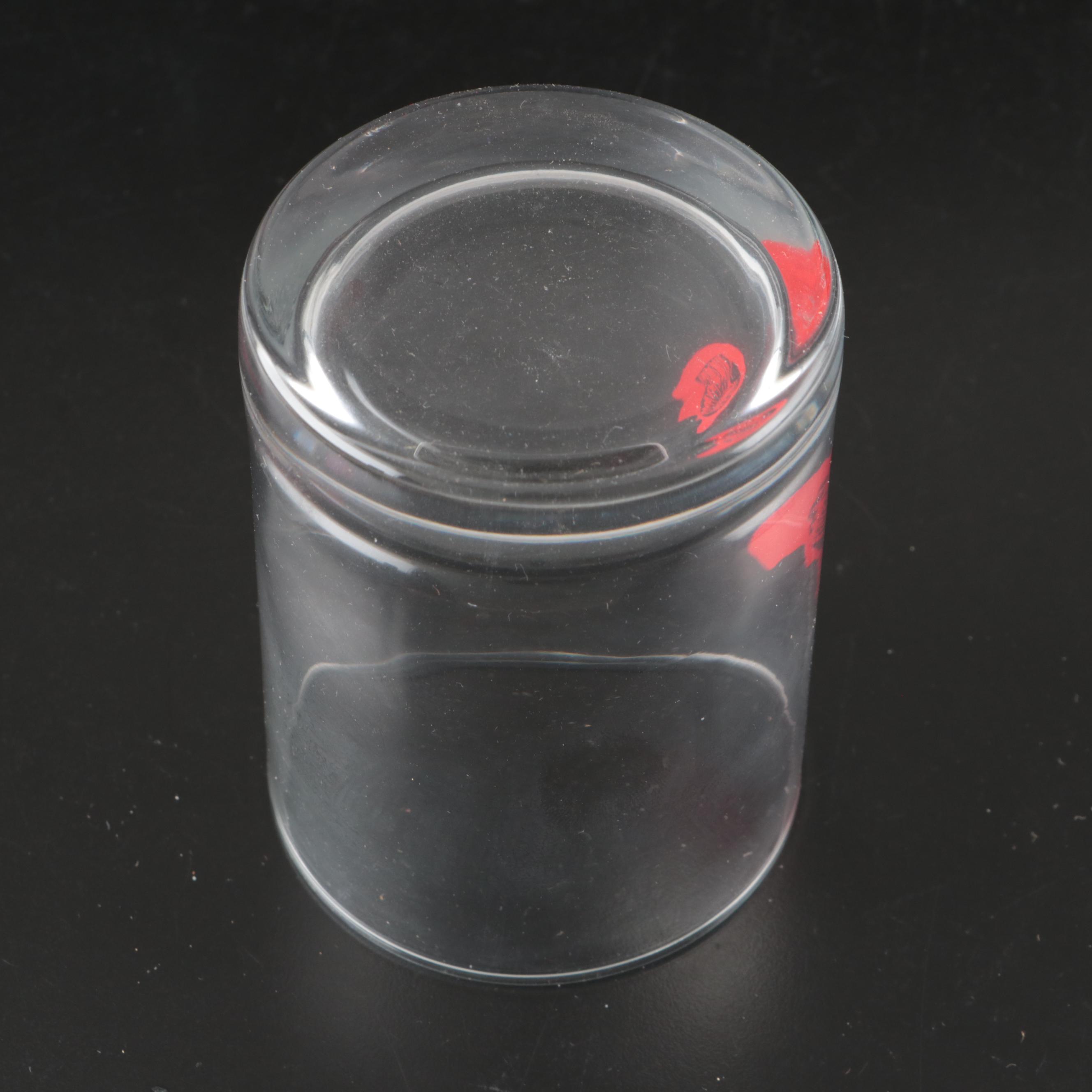 Arby's Glassware Christmas Water Goblets with Crystal Bowls and Other Tableware