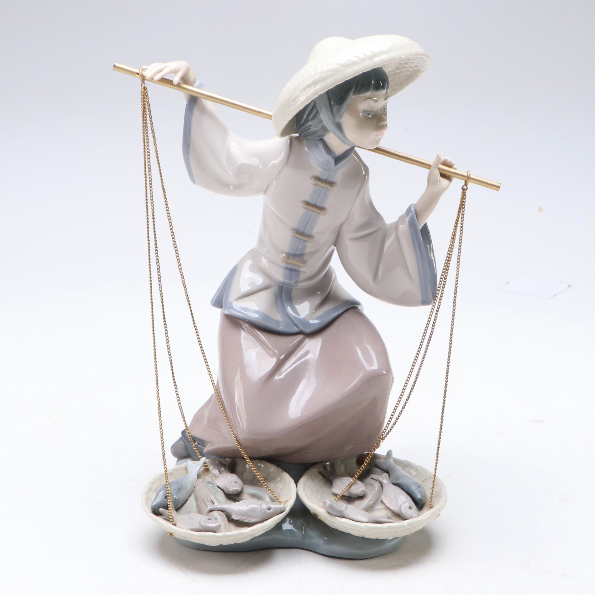 Lladró "Fish A Plenty" Porcelain Figurine, Late 20th Century
