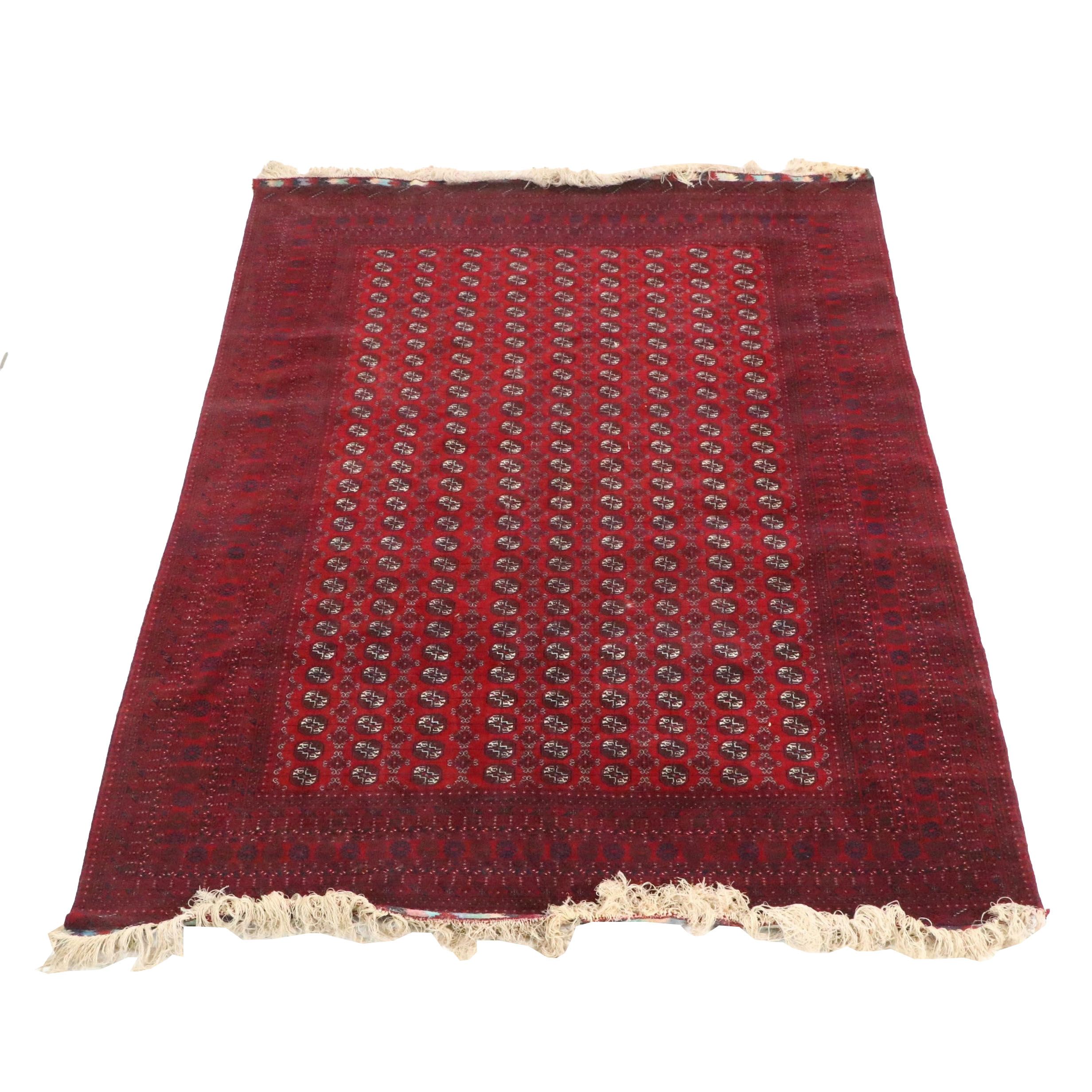 8'8 x 12'3 Hand-Knotted Pakistani Bokhara Room-Sized Rug