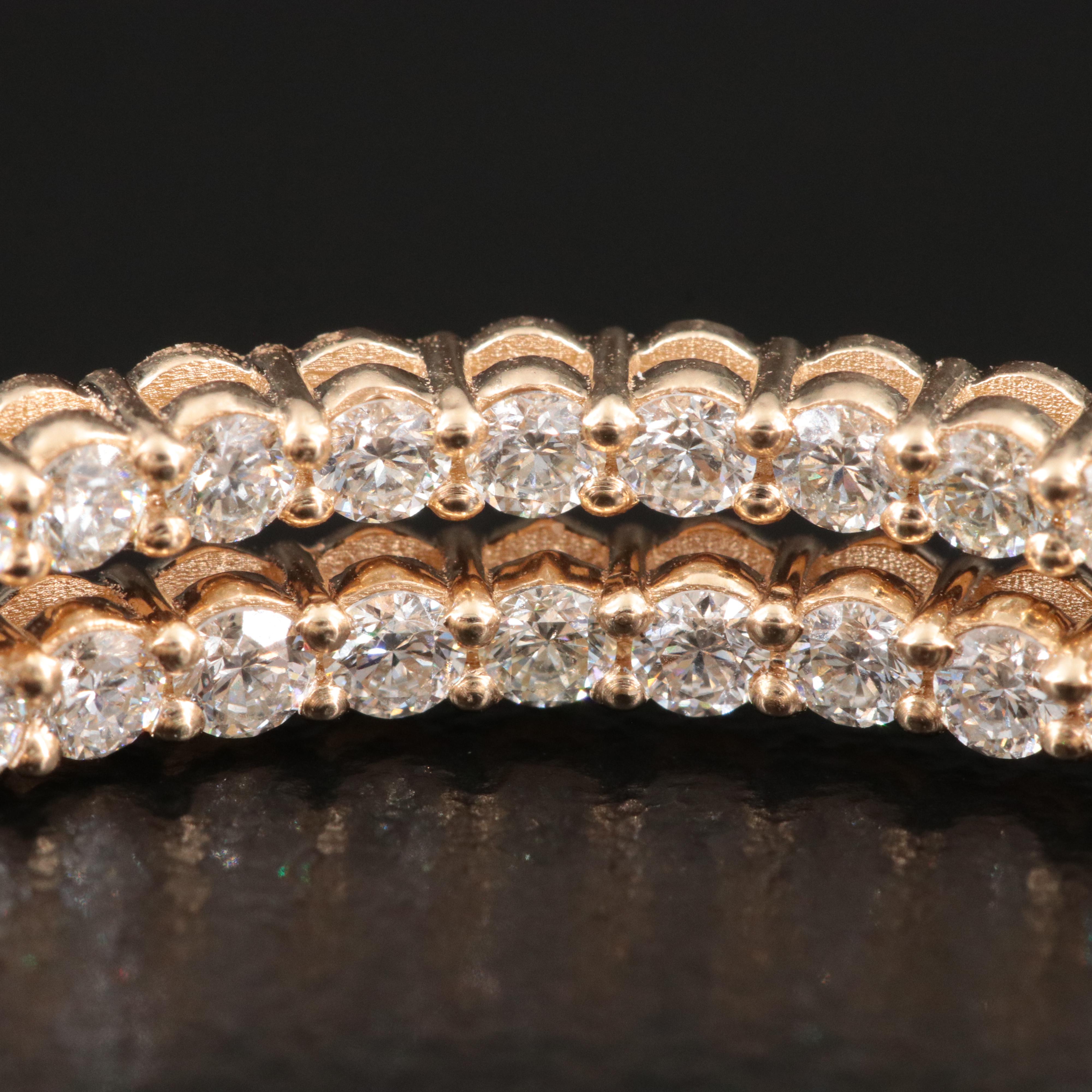 14K 1.89 CTW Diamond Inside-Out Hoop Earrings