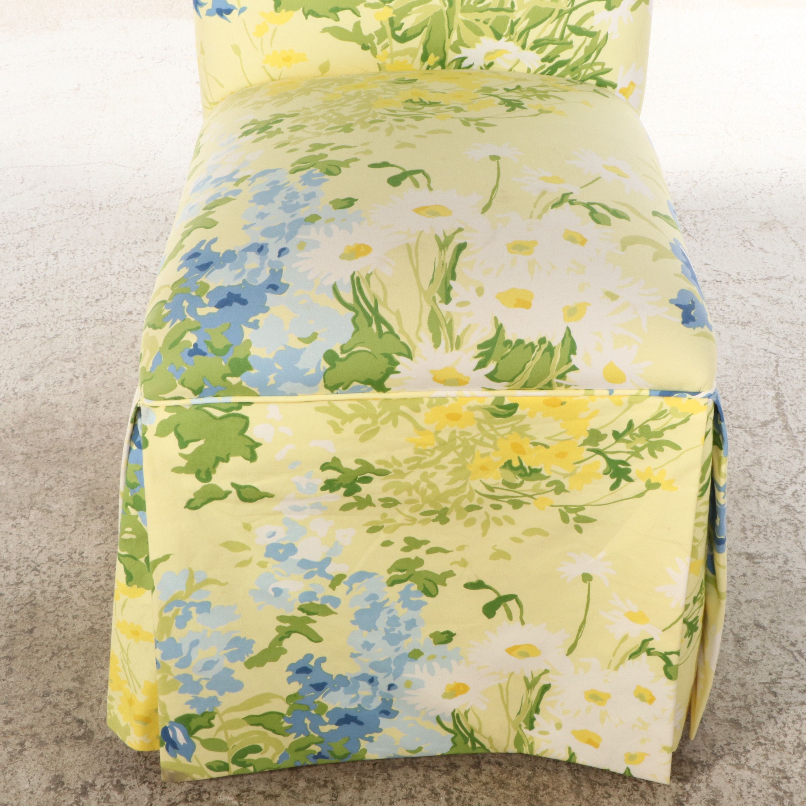 Set of Six Floral Dining Chairs