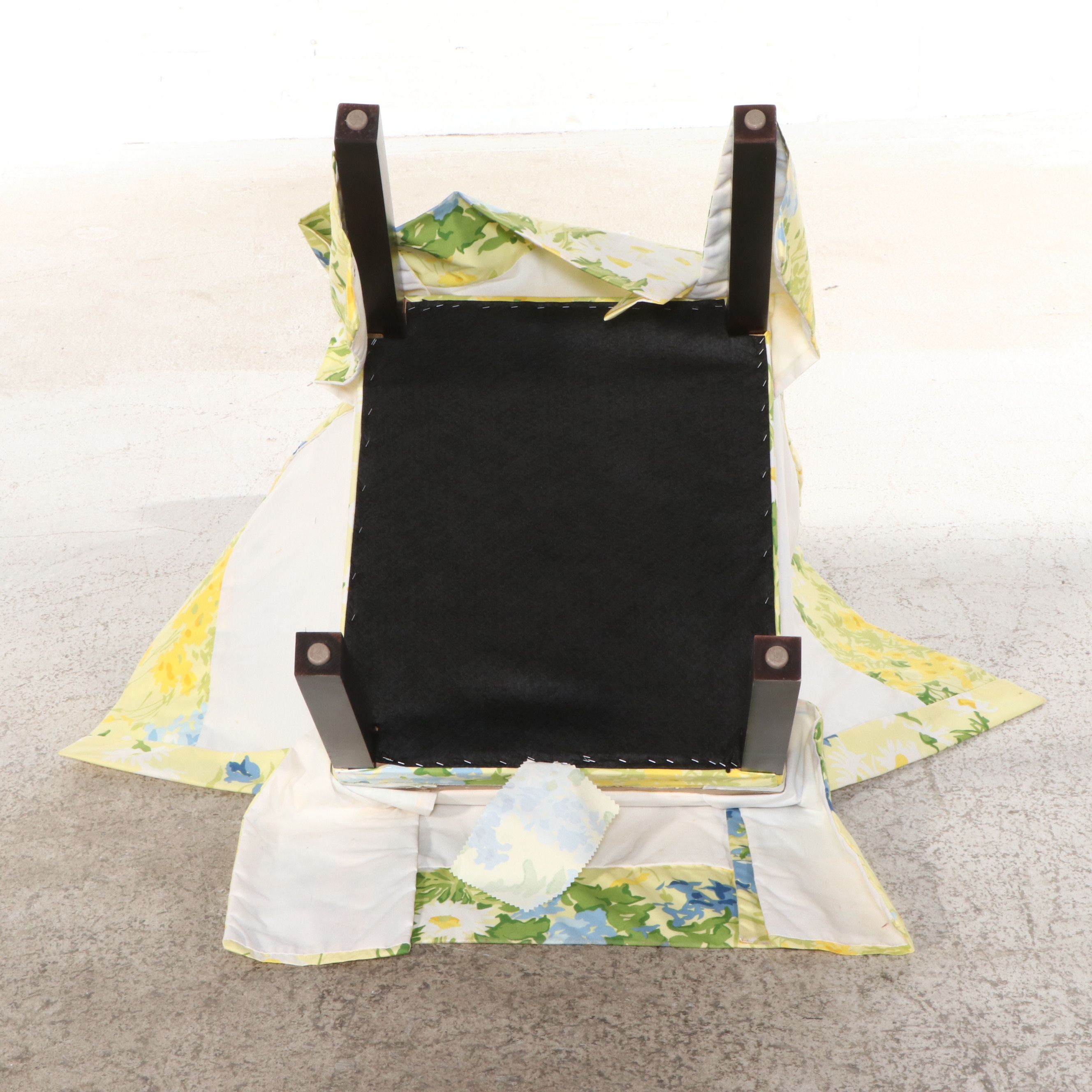 Set of Six Floral Dining Chairs