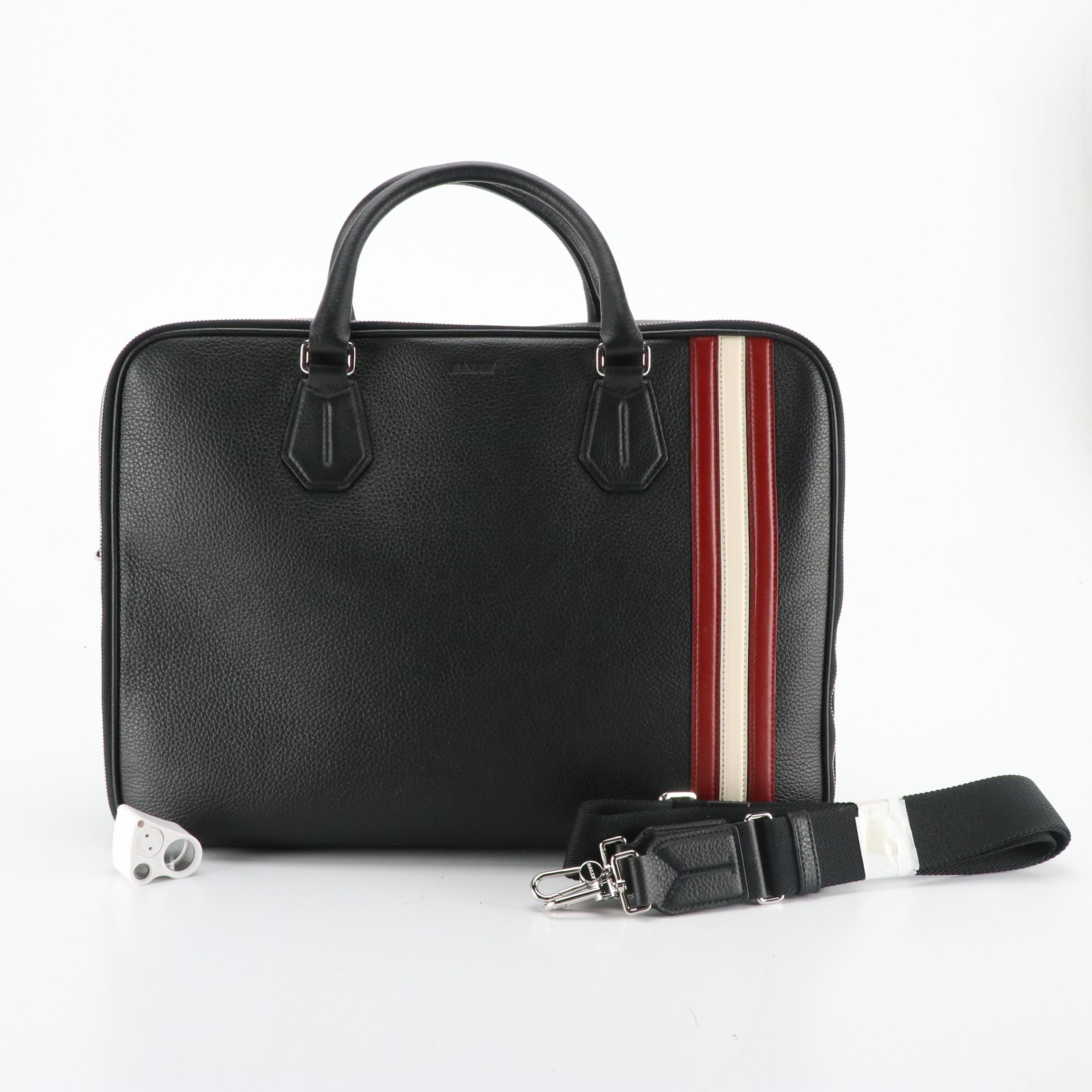 Bally Synclair Trainspotting Briefcase/Laptop Bag in Grained Leather