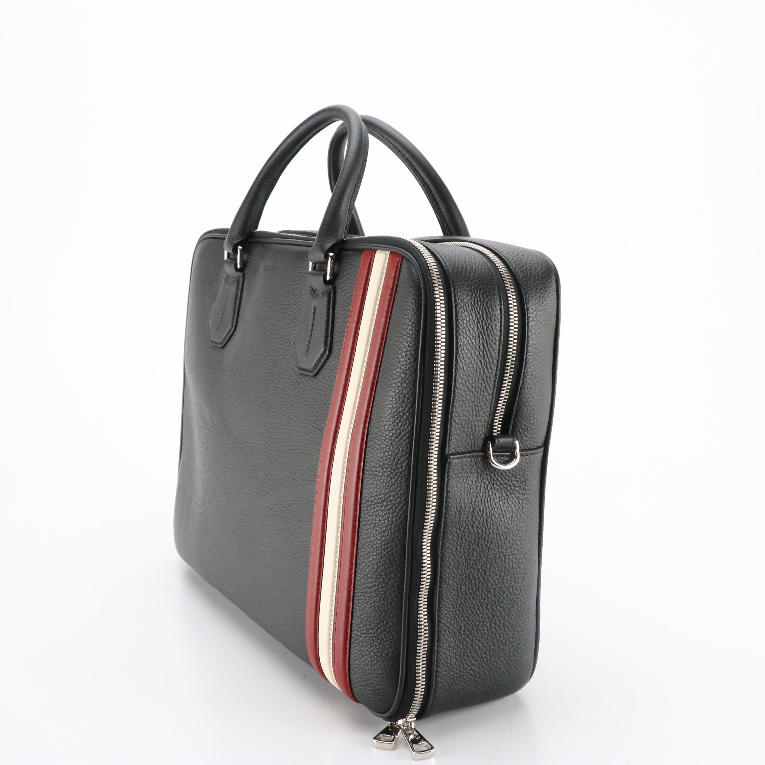 Bally Synclair Trainspotting Briefcase/Laptop Bag in Grained Leather