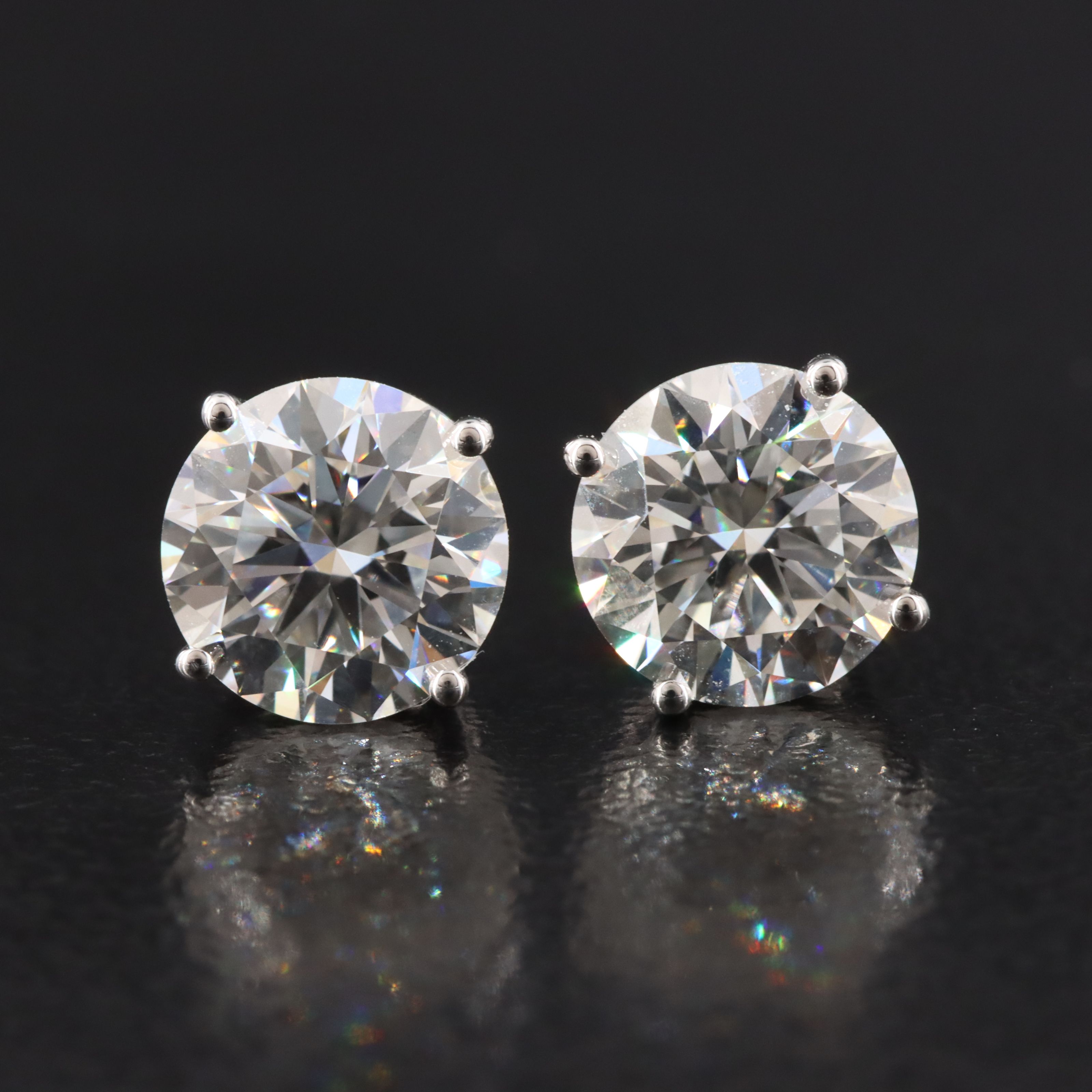 14K 2.06 CTW Lab Grown Diamond  Stud Earrings