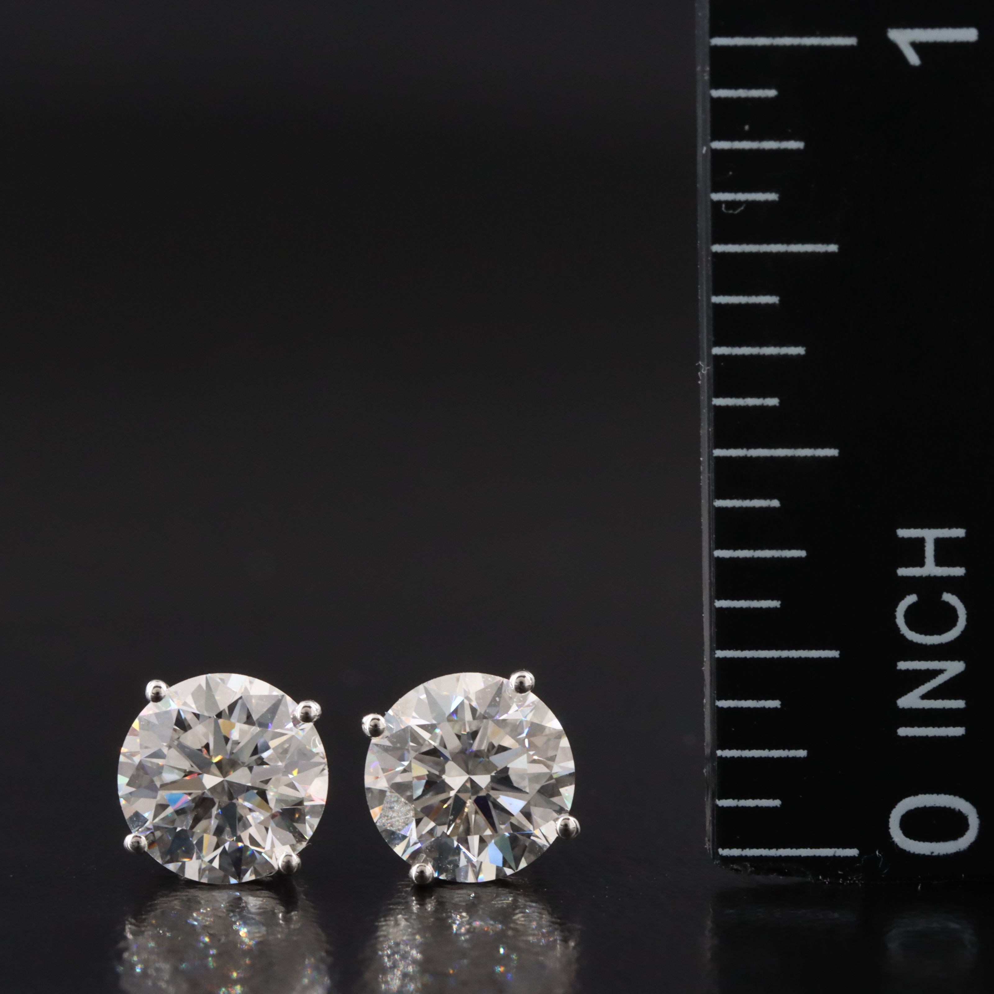 14K 2.06 CTW Lab Grown Diamond  Stud Earrings