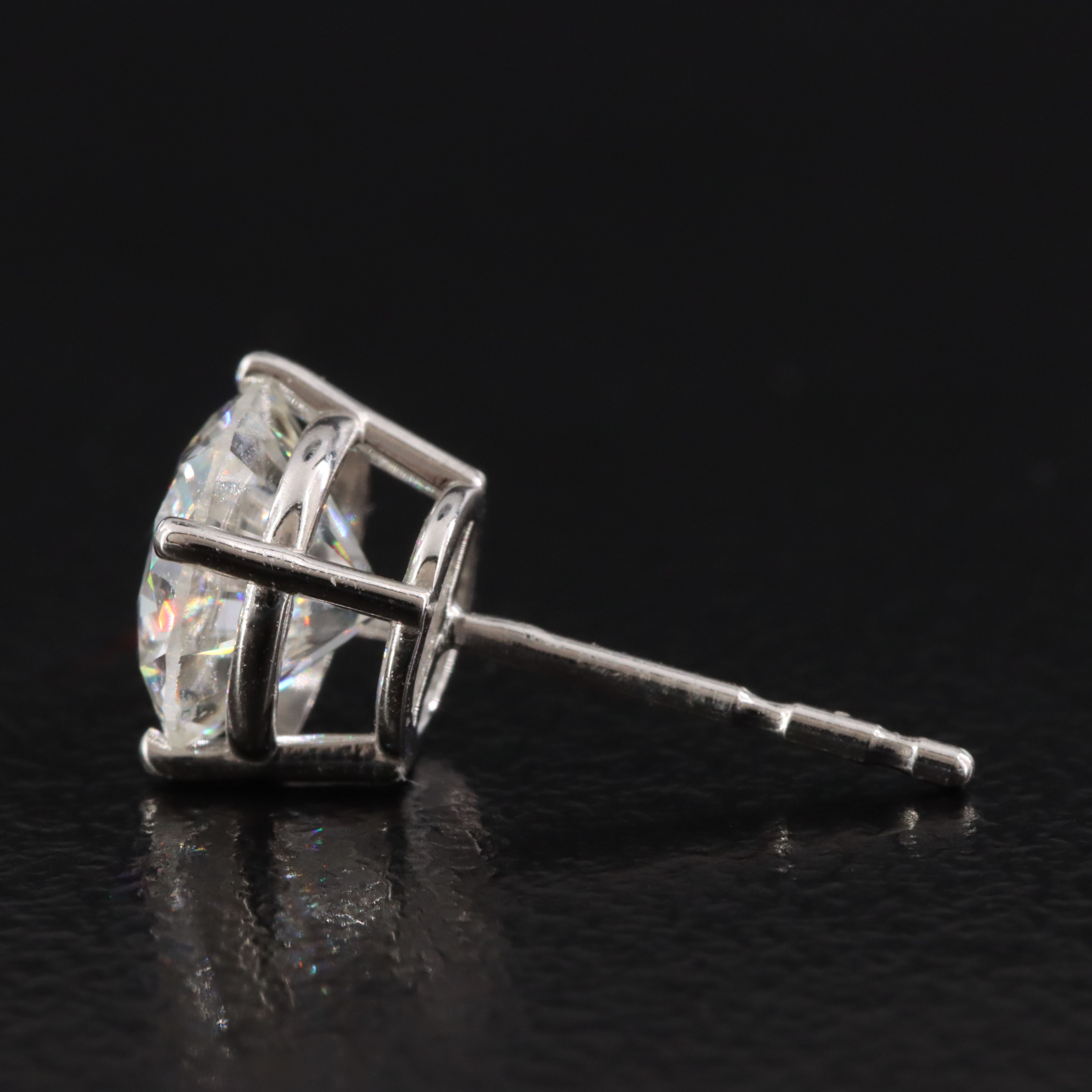 14K 2.06 CTW Lab Grown Diamond  Stud Earrings