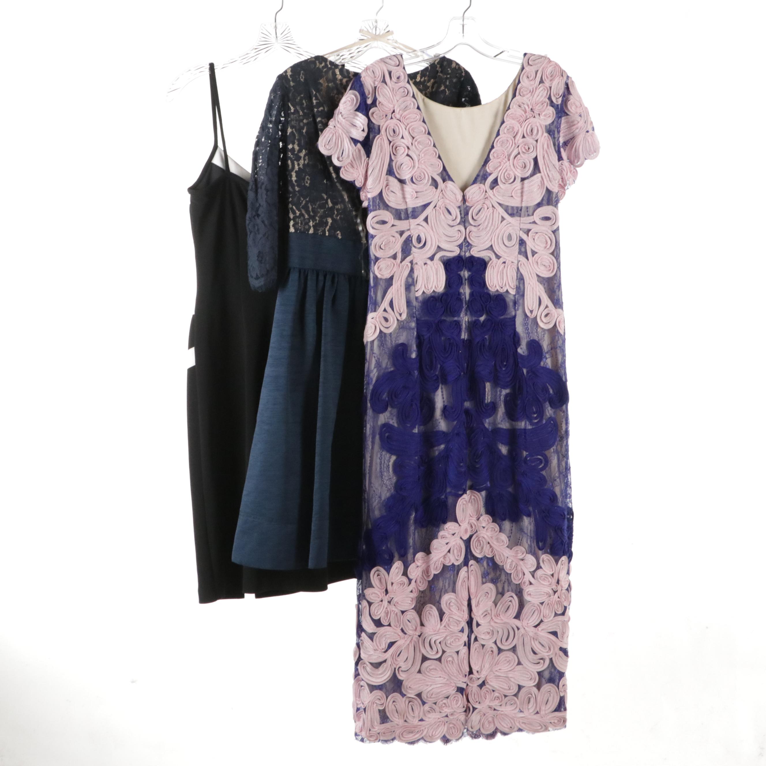 J S Collections Soutache Lace Evening Dress, Eliza J & Joseph Ribkoff Dresses