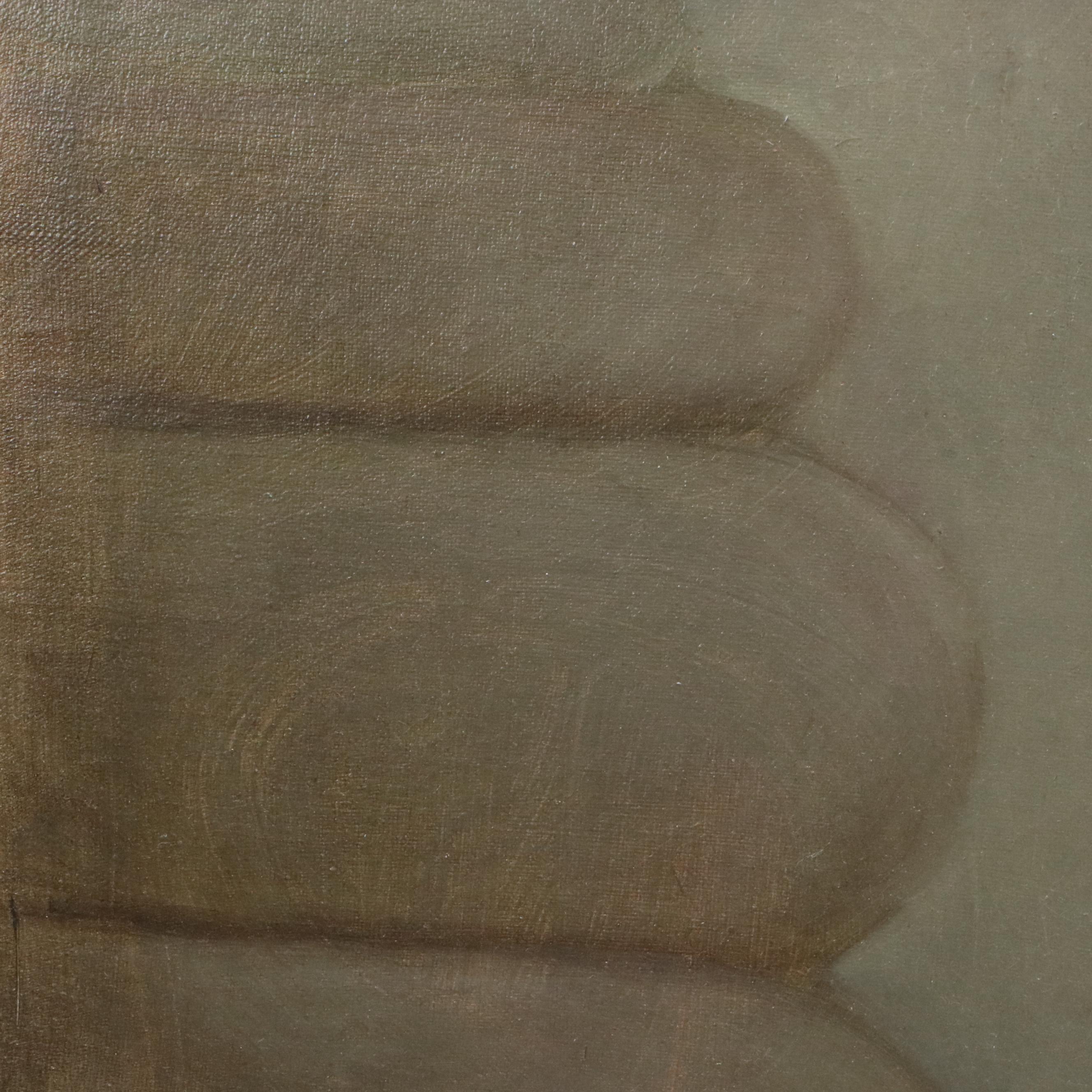 American School Folk Art Portrait of Young Boy, Early 20th Century