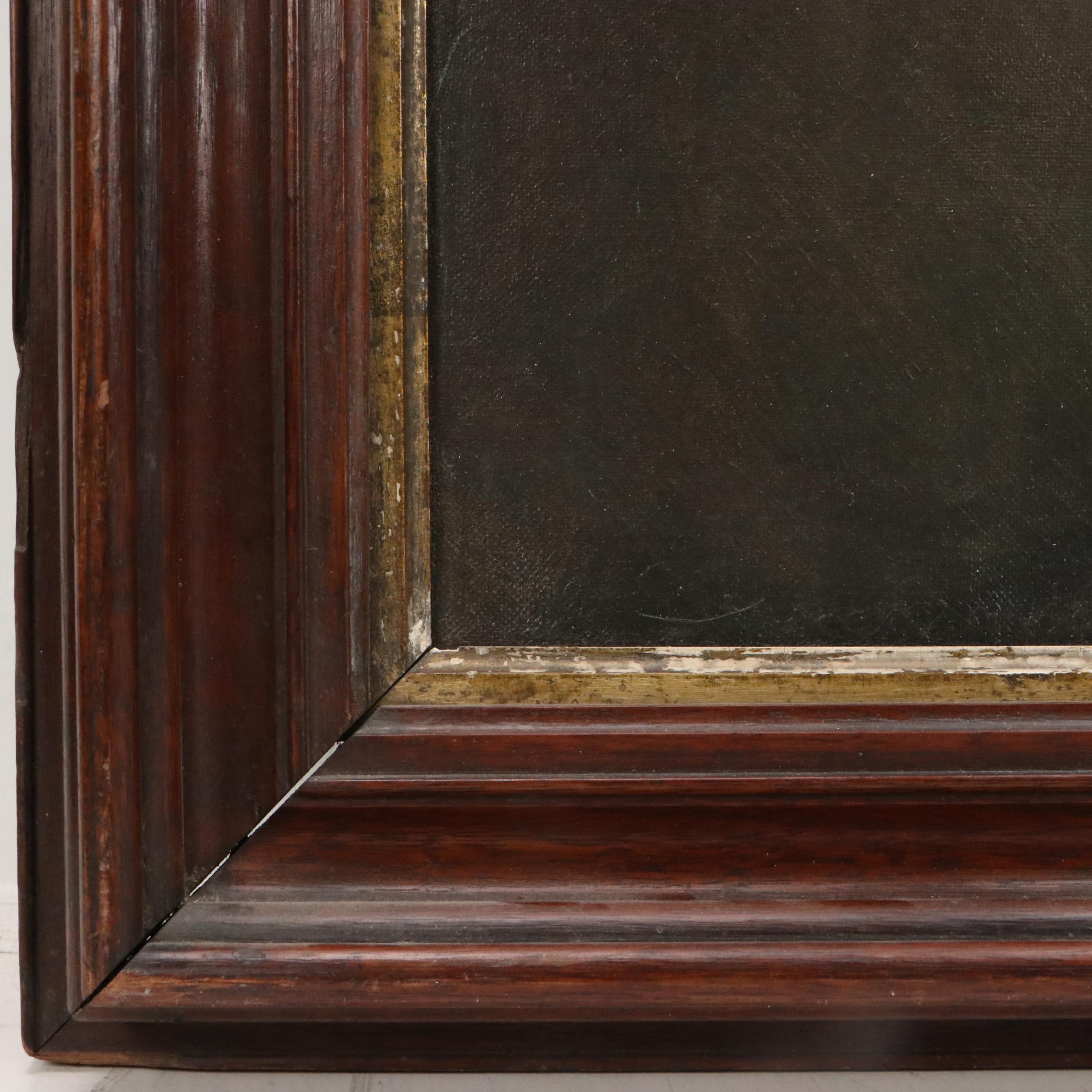 American School Folk Art Portrait of Young Boy, Early 20th Century