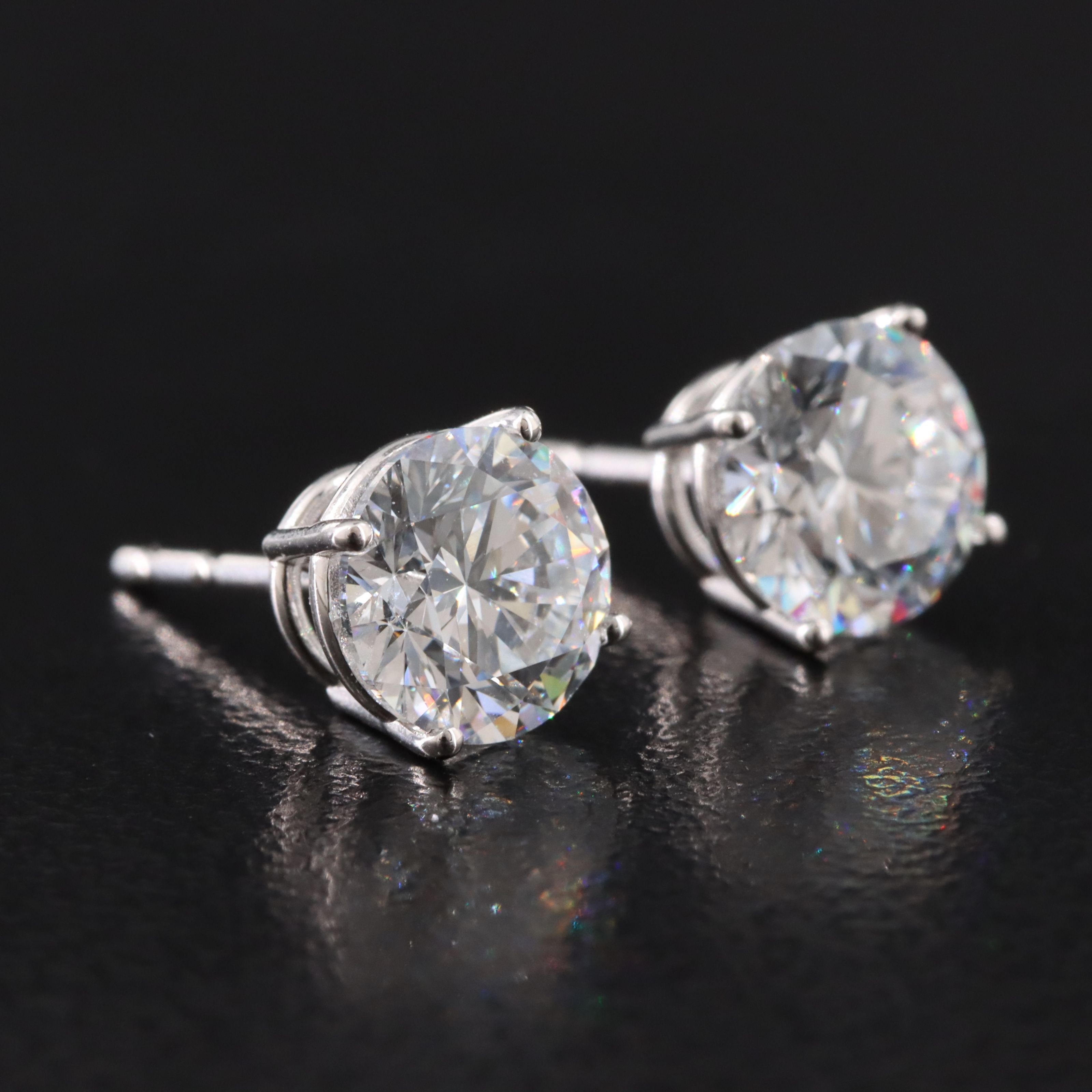 14K 2.00 CTW Lab Grown Diamond Stud Earrings