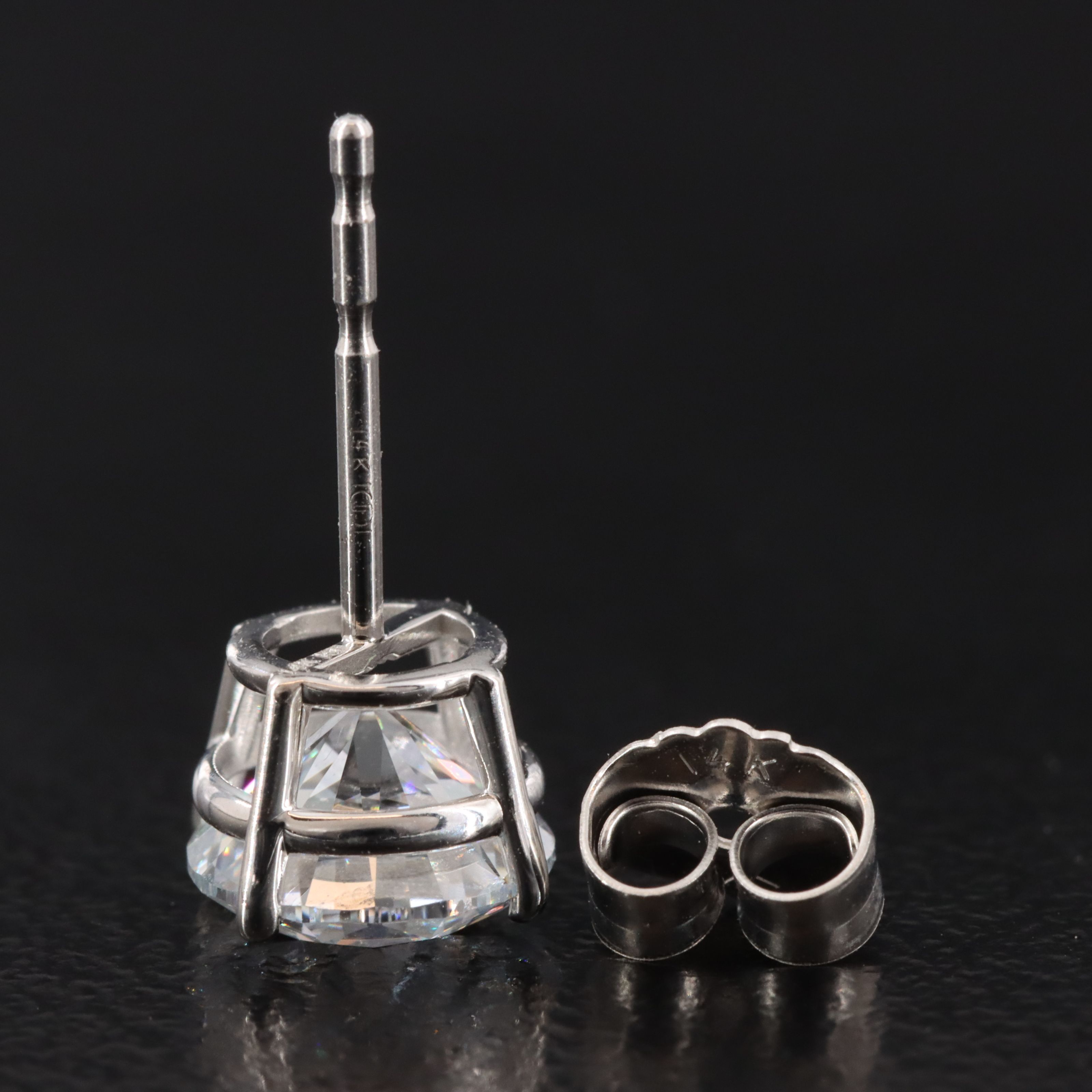 14K 2.00 CTW Lab Grown Diamond Stud Earrings