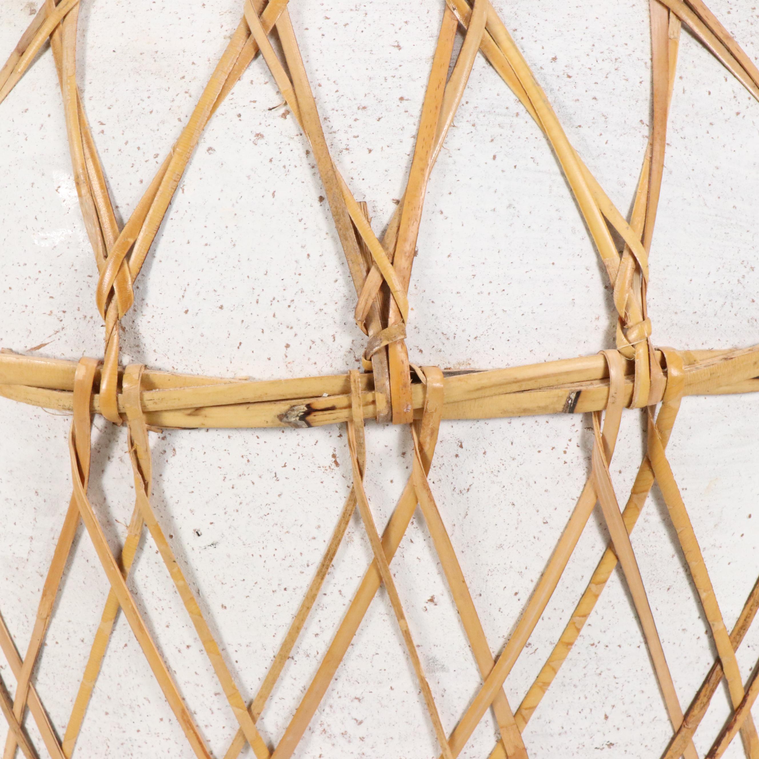 Woven Overlay Terracotta Amphora Vase