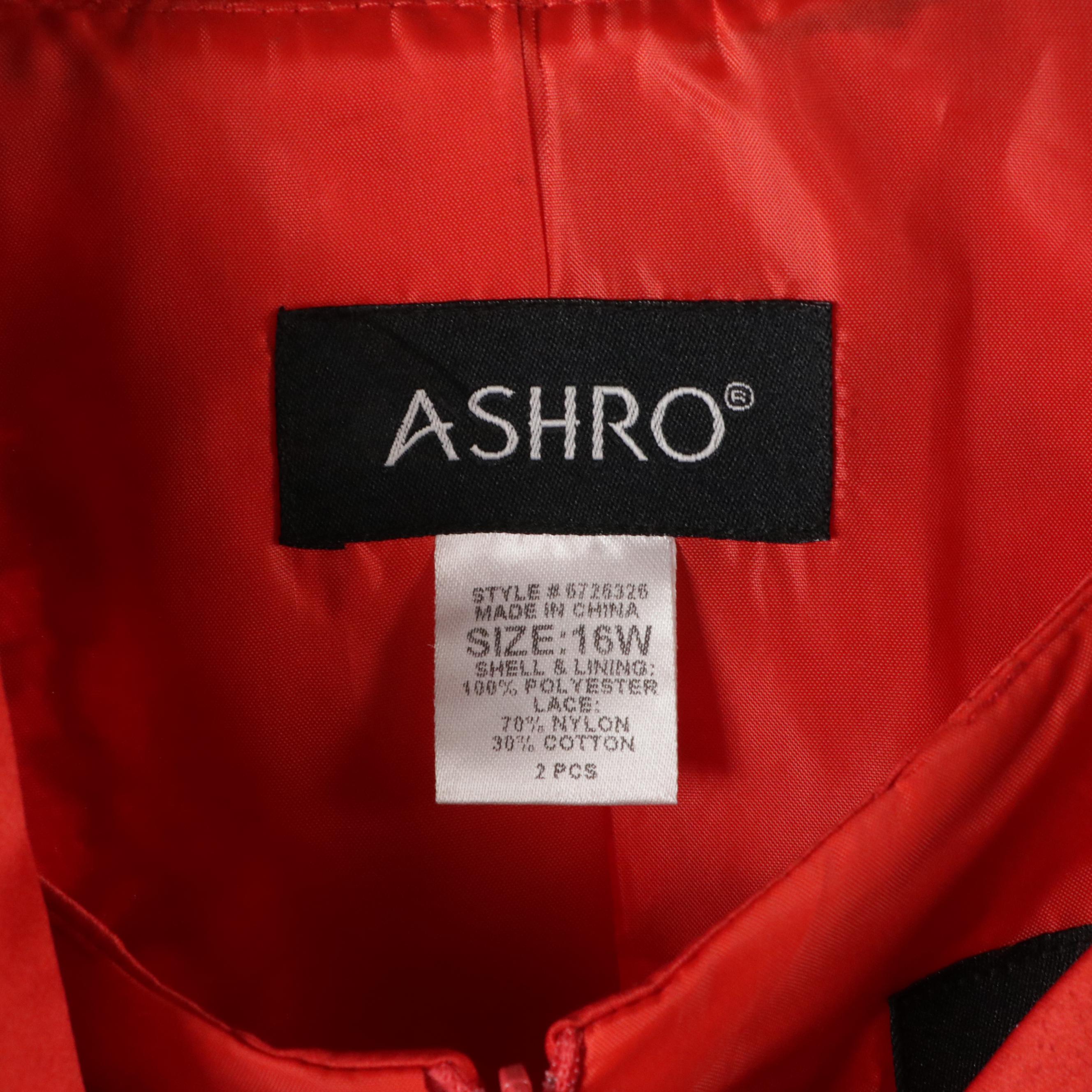 Ashro Red & Black Lace Dress Set, Lily & Taylor Houndstooth Skirt Suit, More