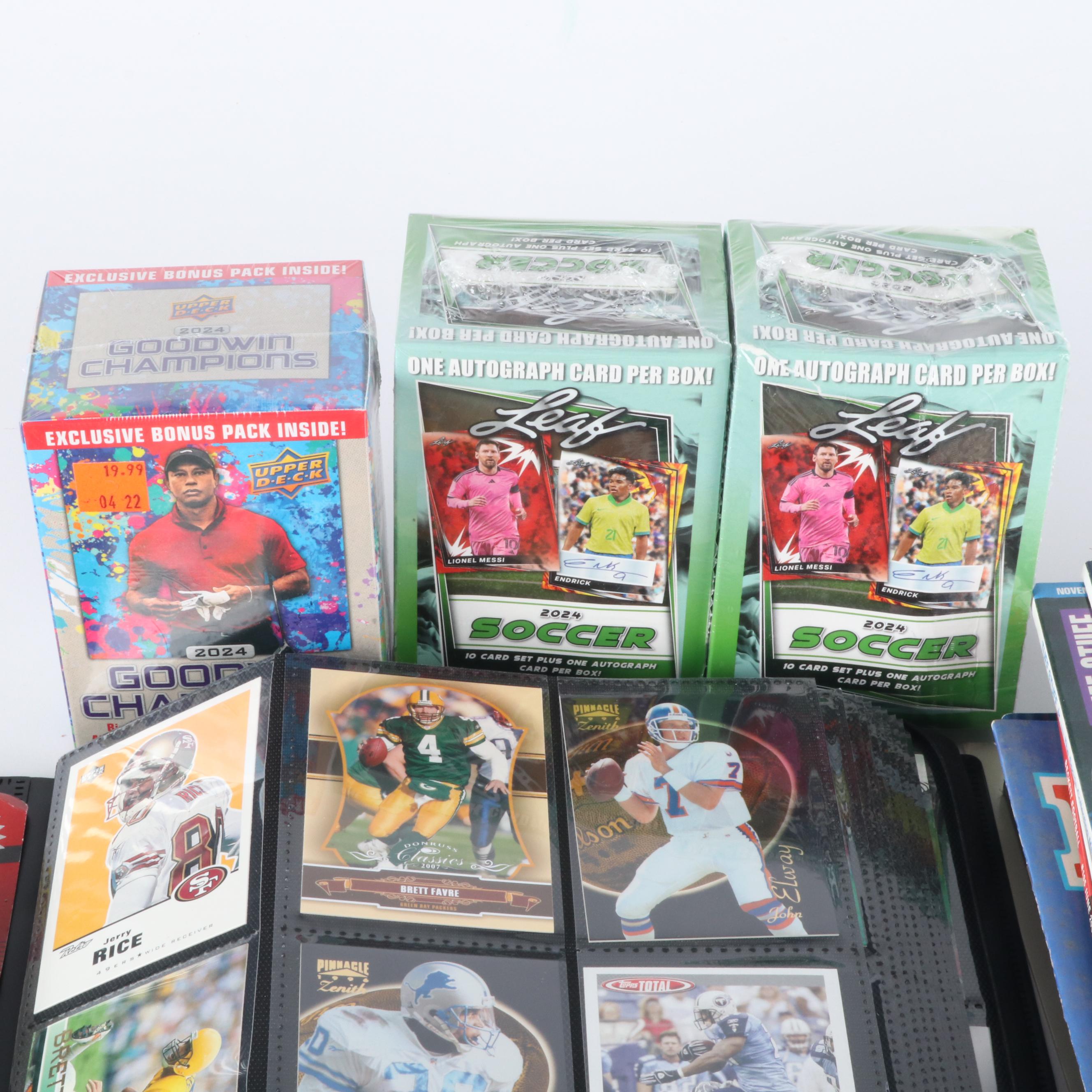 Collection of Sports Cards, Sports Publications and More