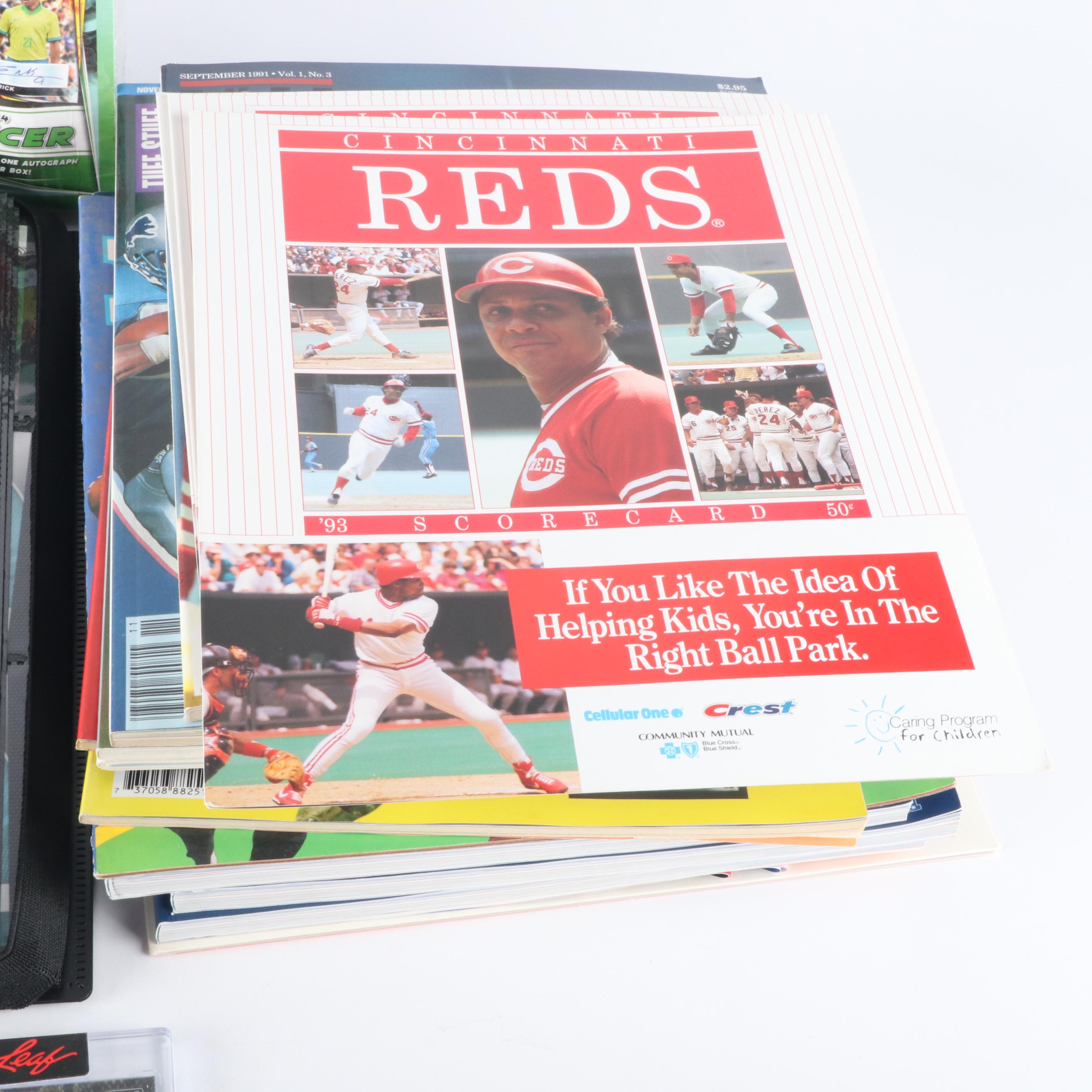 Collection of Sports Cards, Sports Publications and More