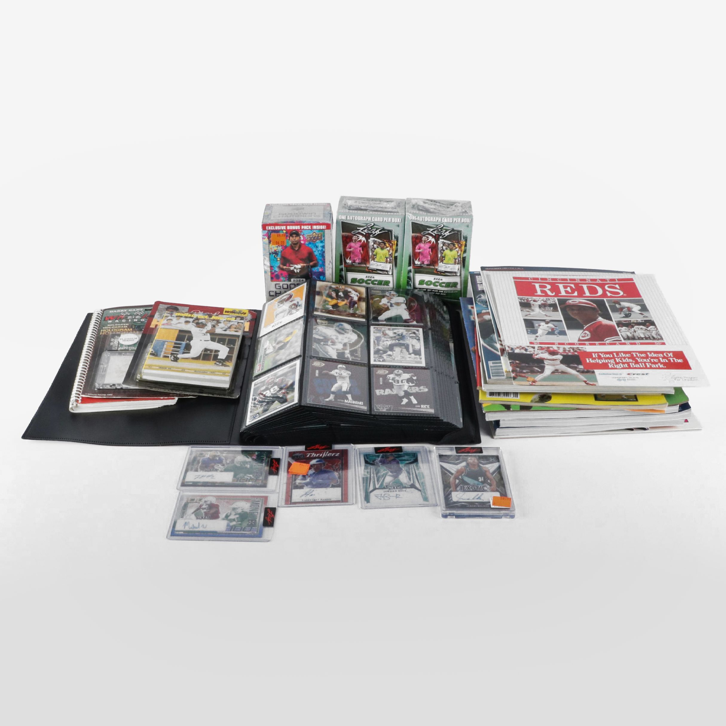 Collection of Sports Cards, Sports Publications and More