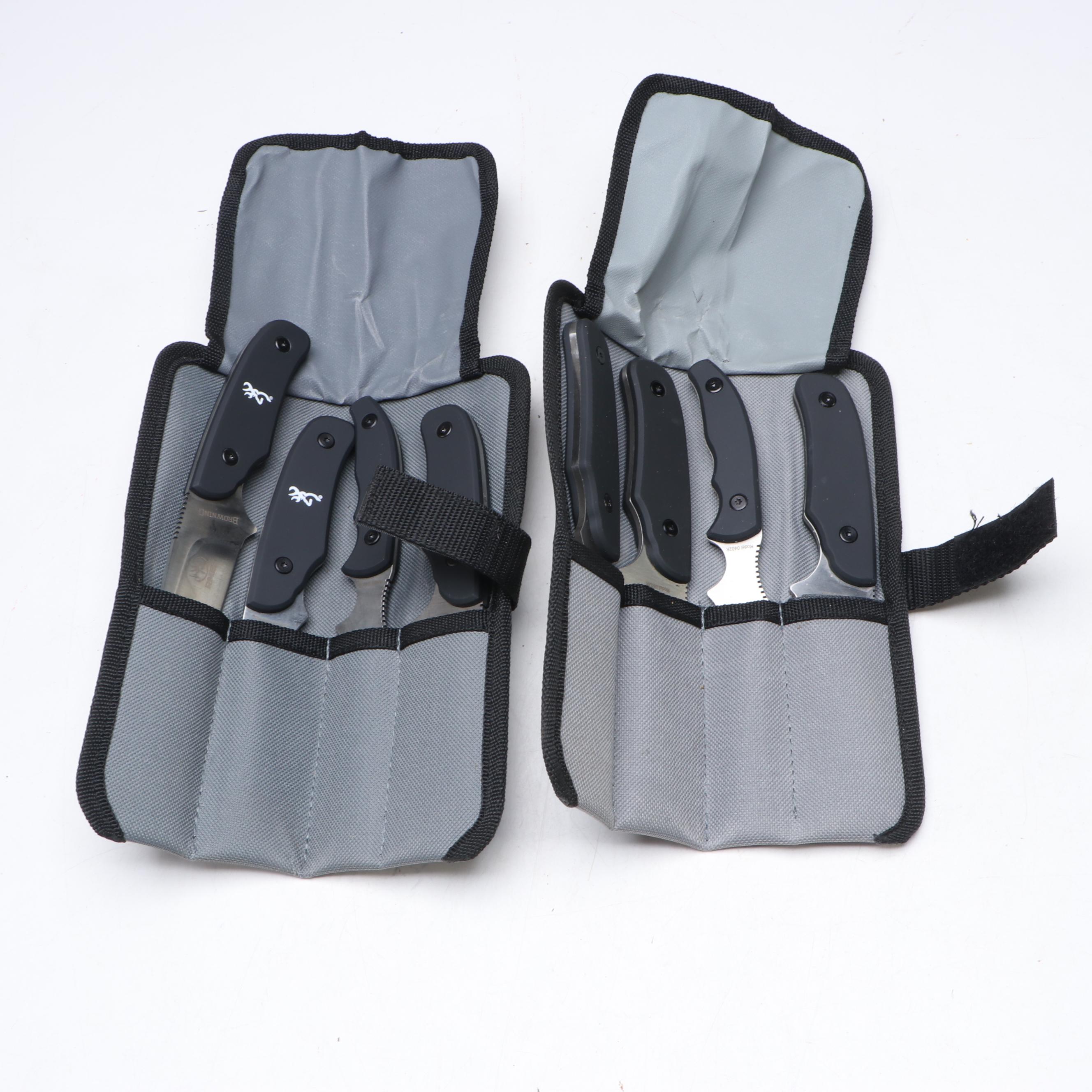 Browning for Rocky Mountain Elk Foundation Knife Sets with Nylon Sleeves